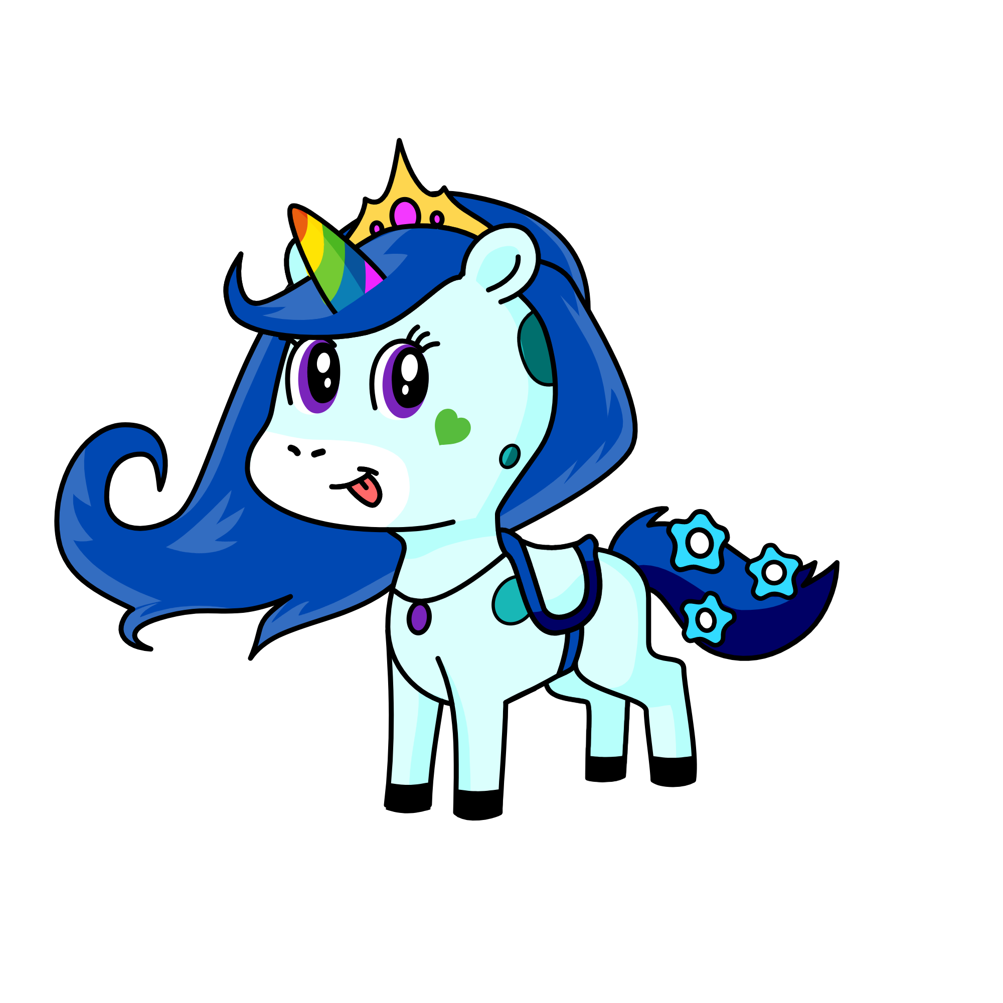 Snowy, the unicorn