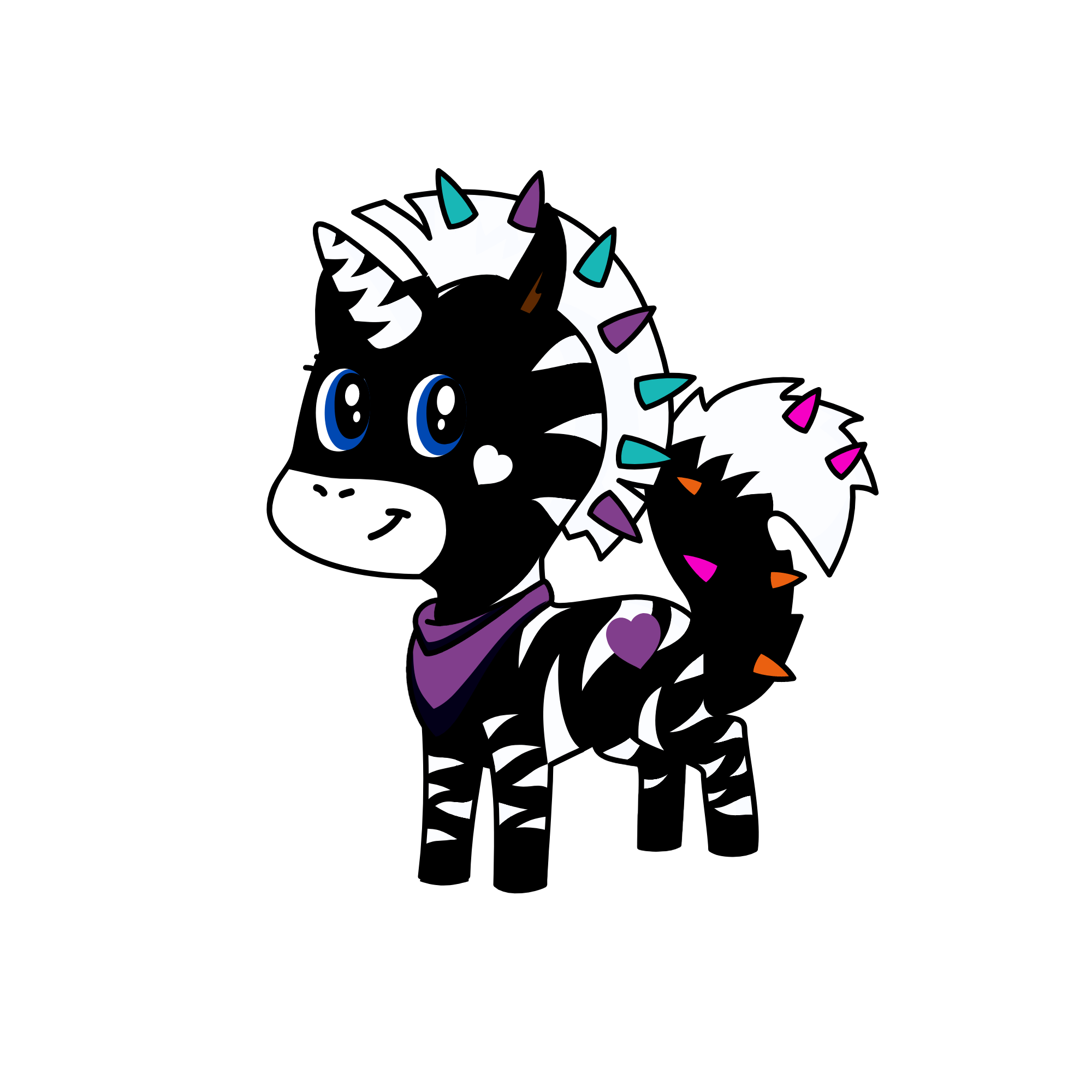 rock zebra, the unicorn