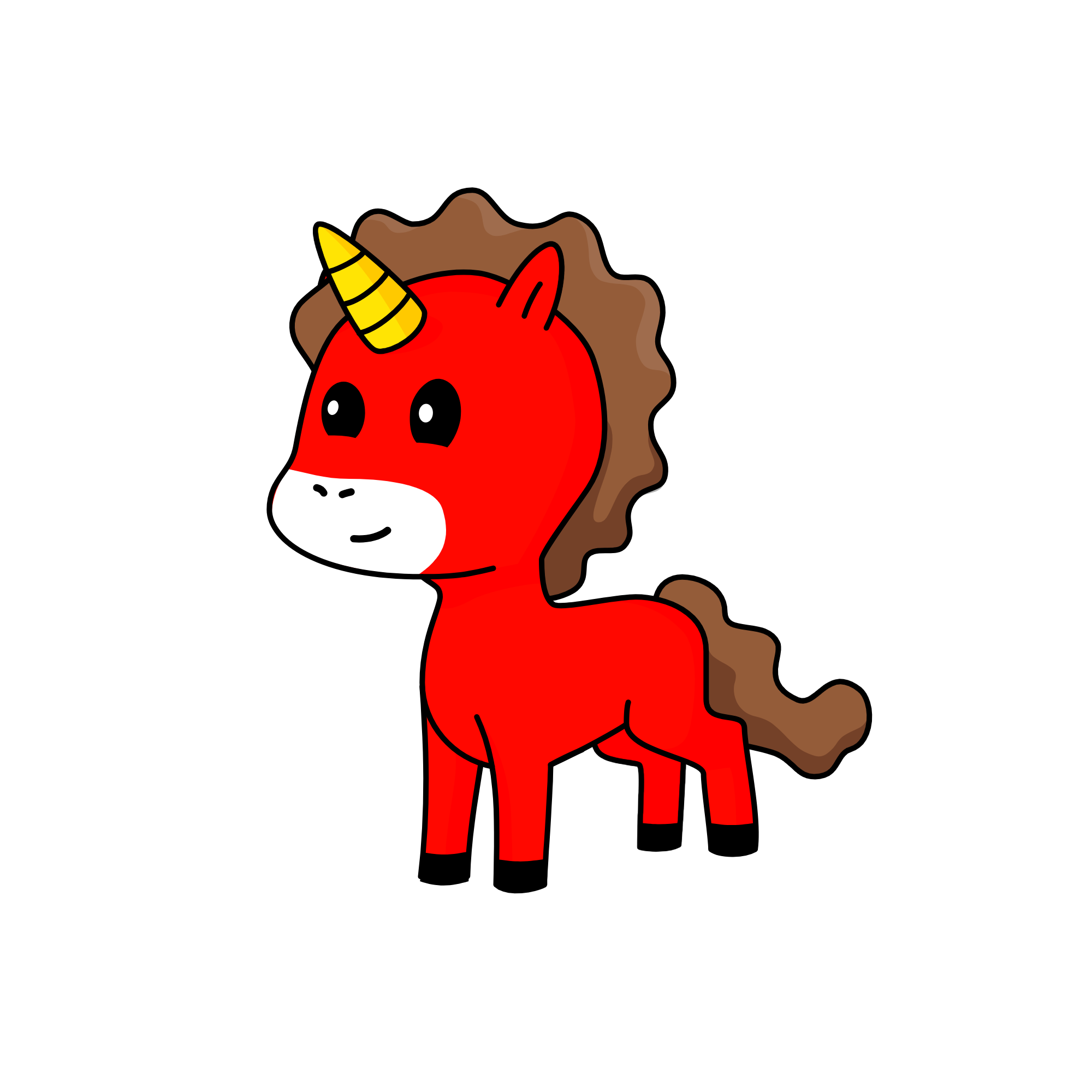 Fire, the unicorn