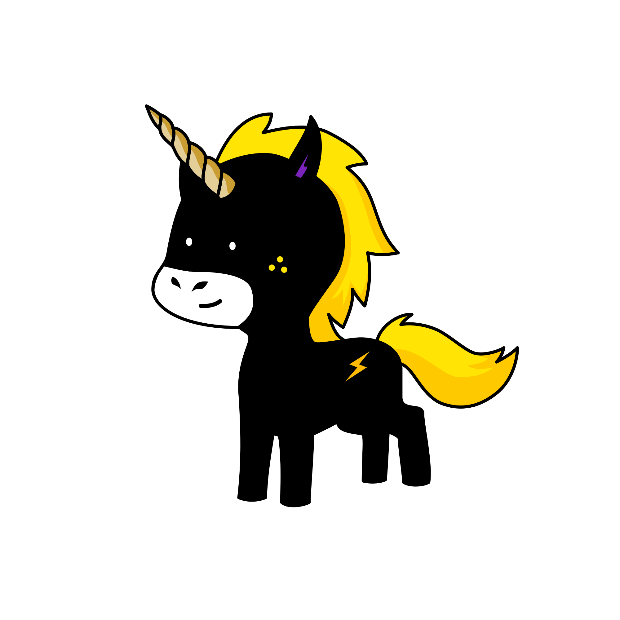 Nightfall, the unicorn