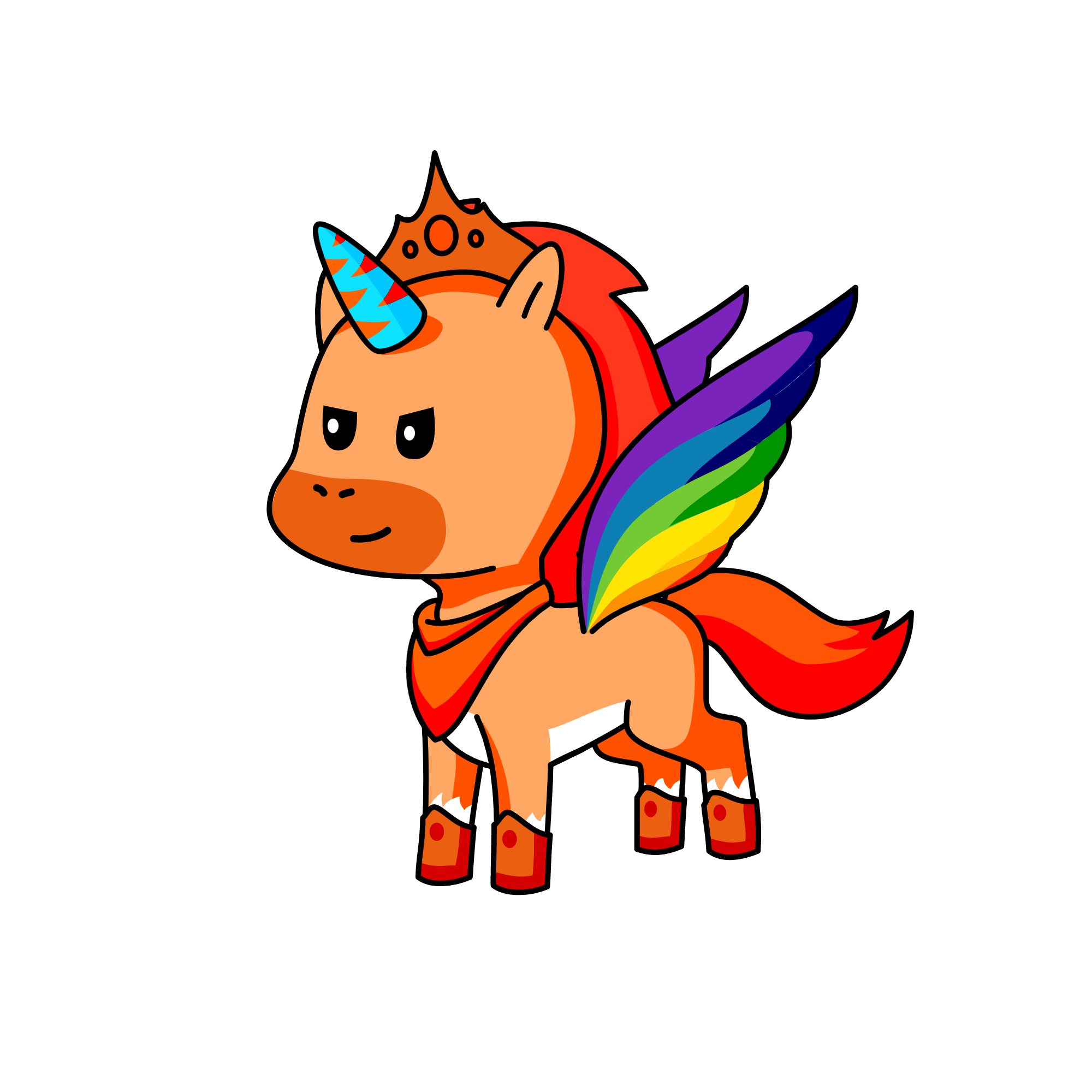 nhà vua dũng mãnh, the unicorn