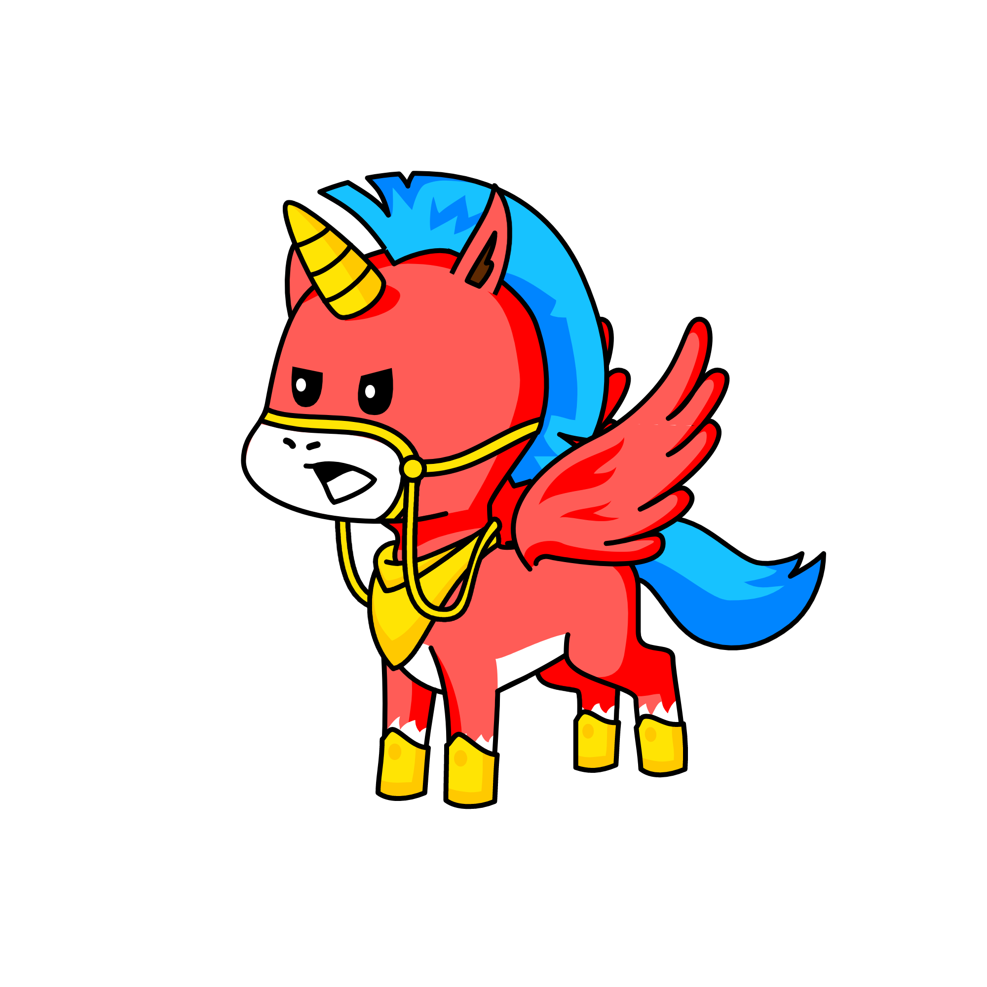 flame, the unicorn