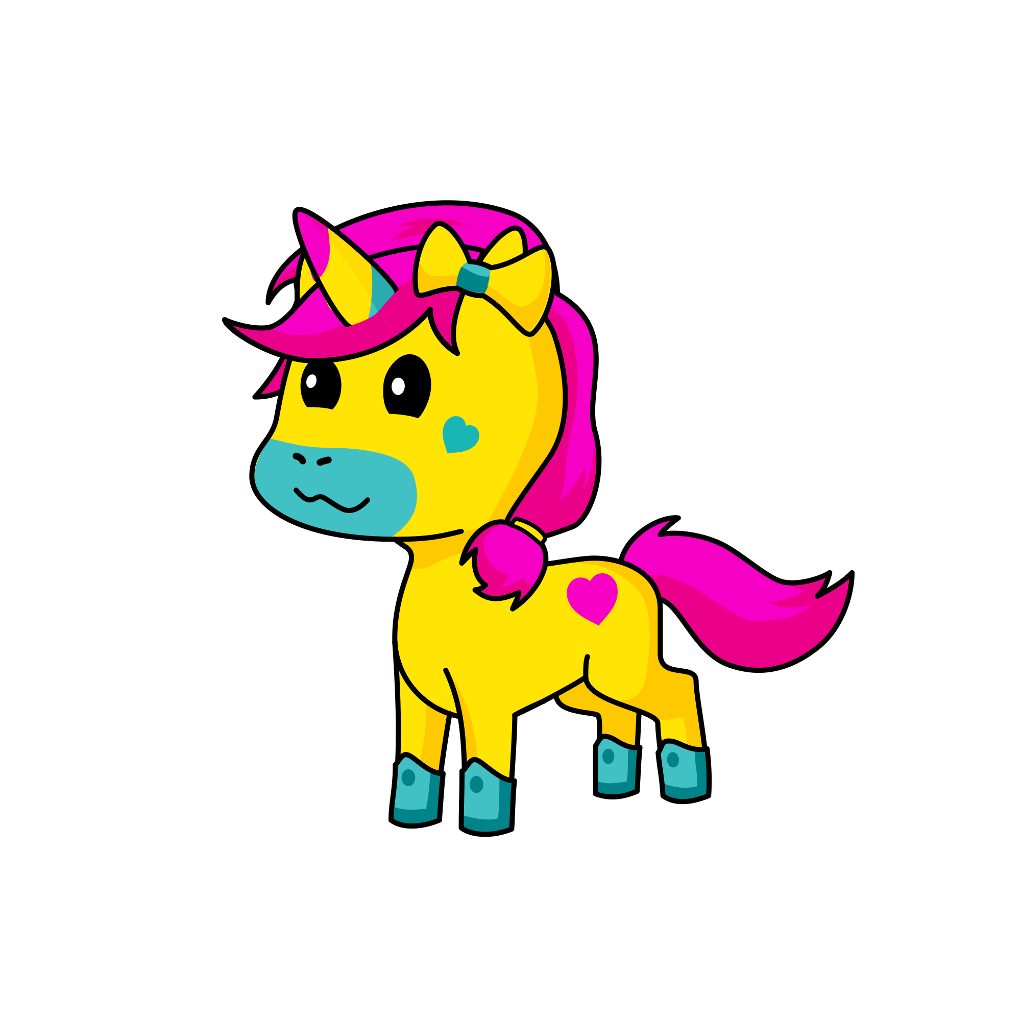 Meilin, the unicorn