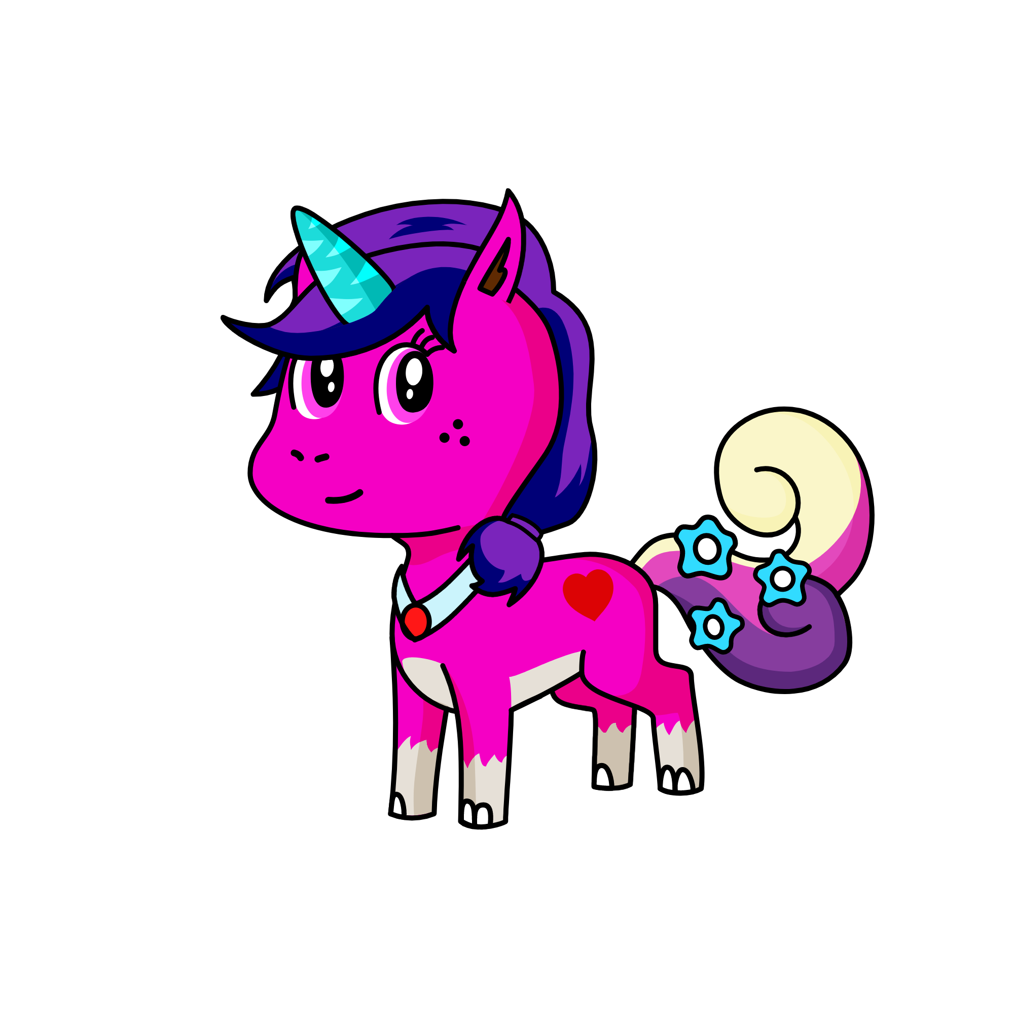 Pinky pie, the unicorn