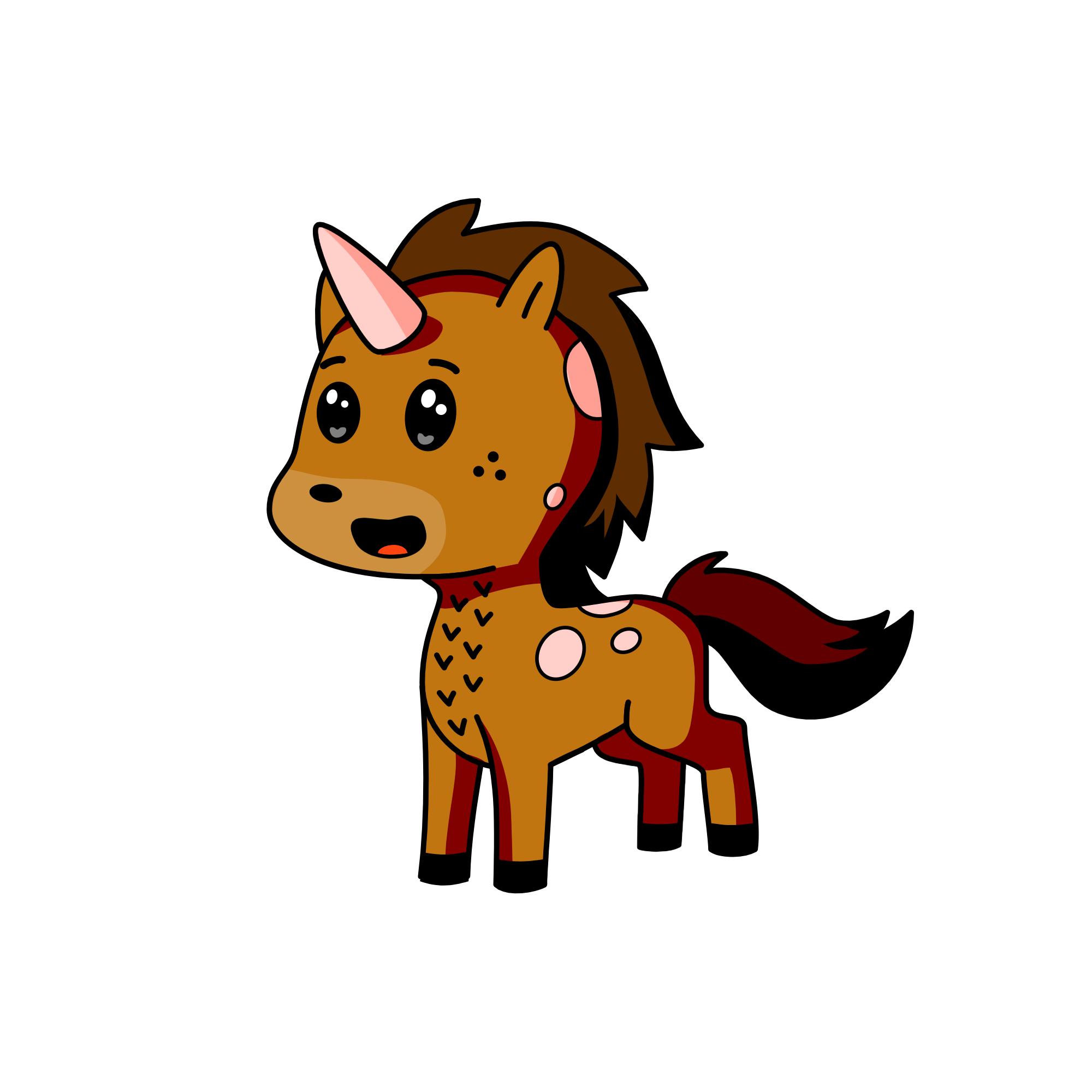 Brownie, the unicorn