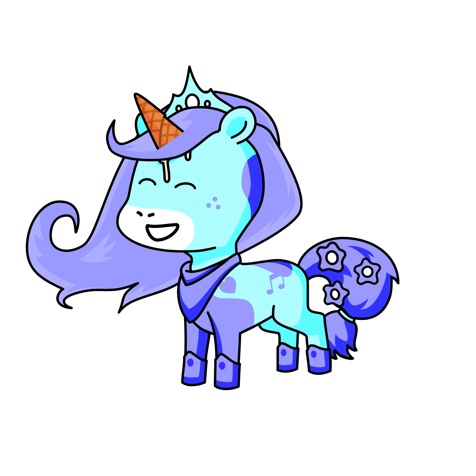 Icey, the unicorn