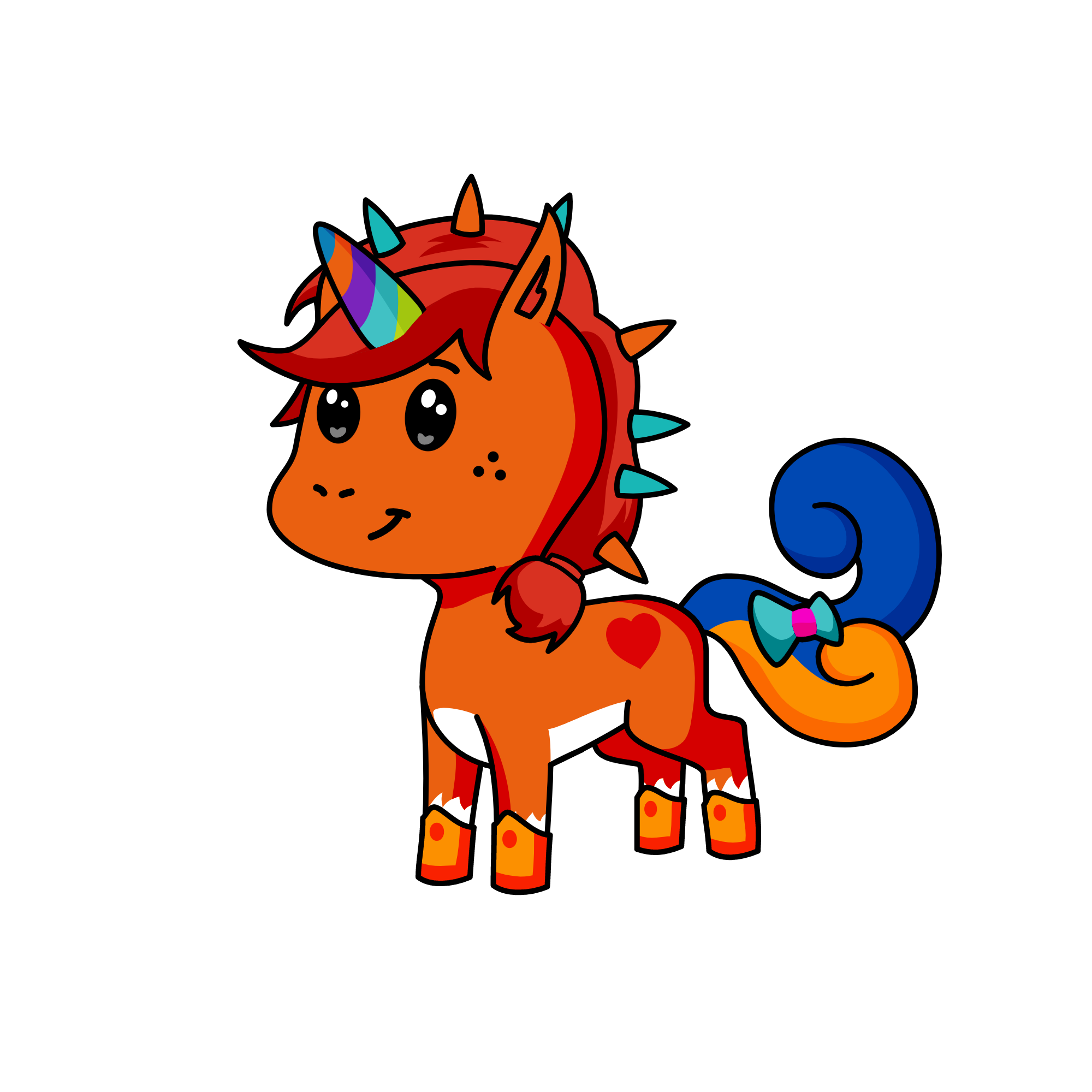 Cupcake, the unicorn
