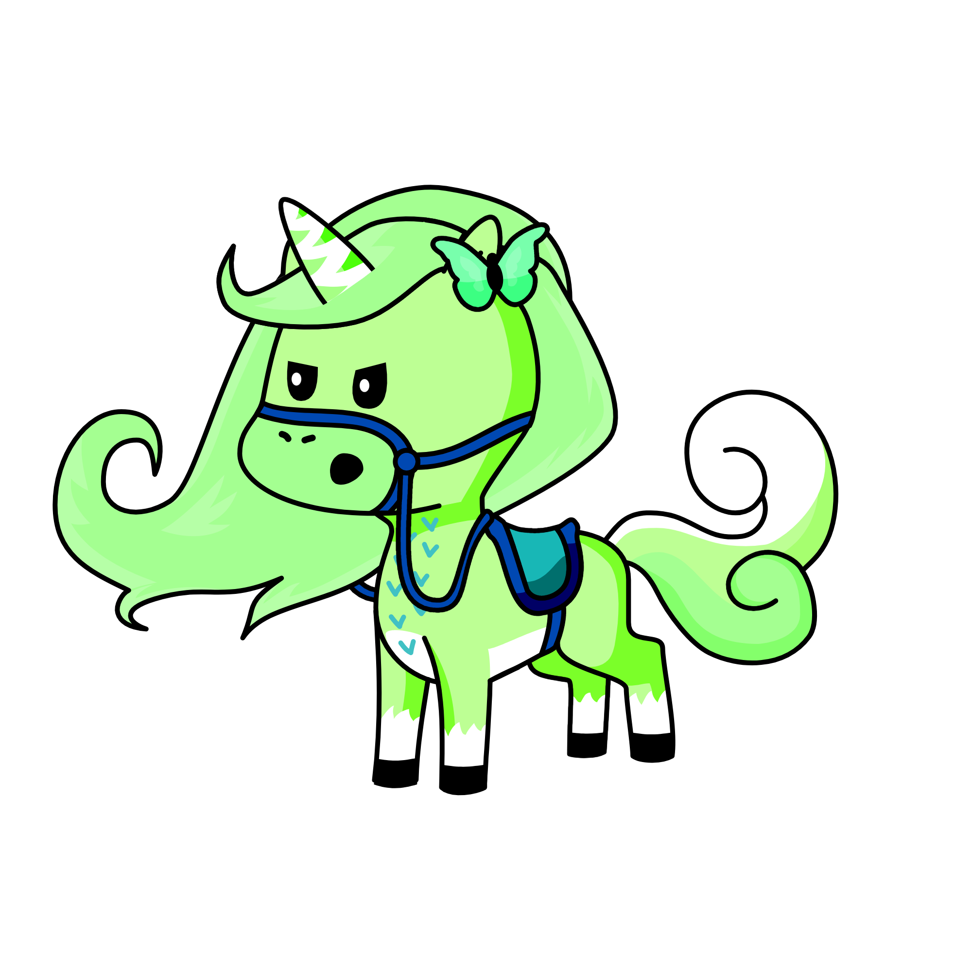 ash is a captive, the unicorn