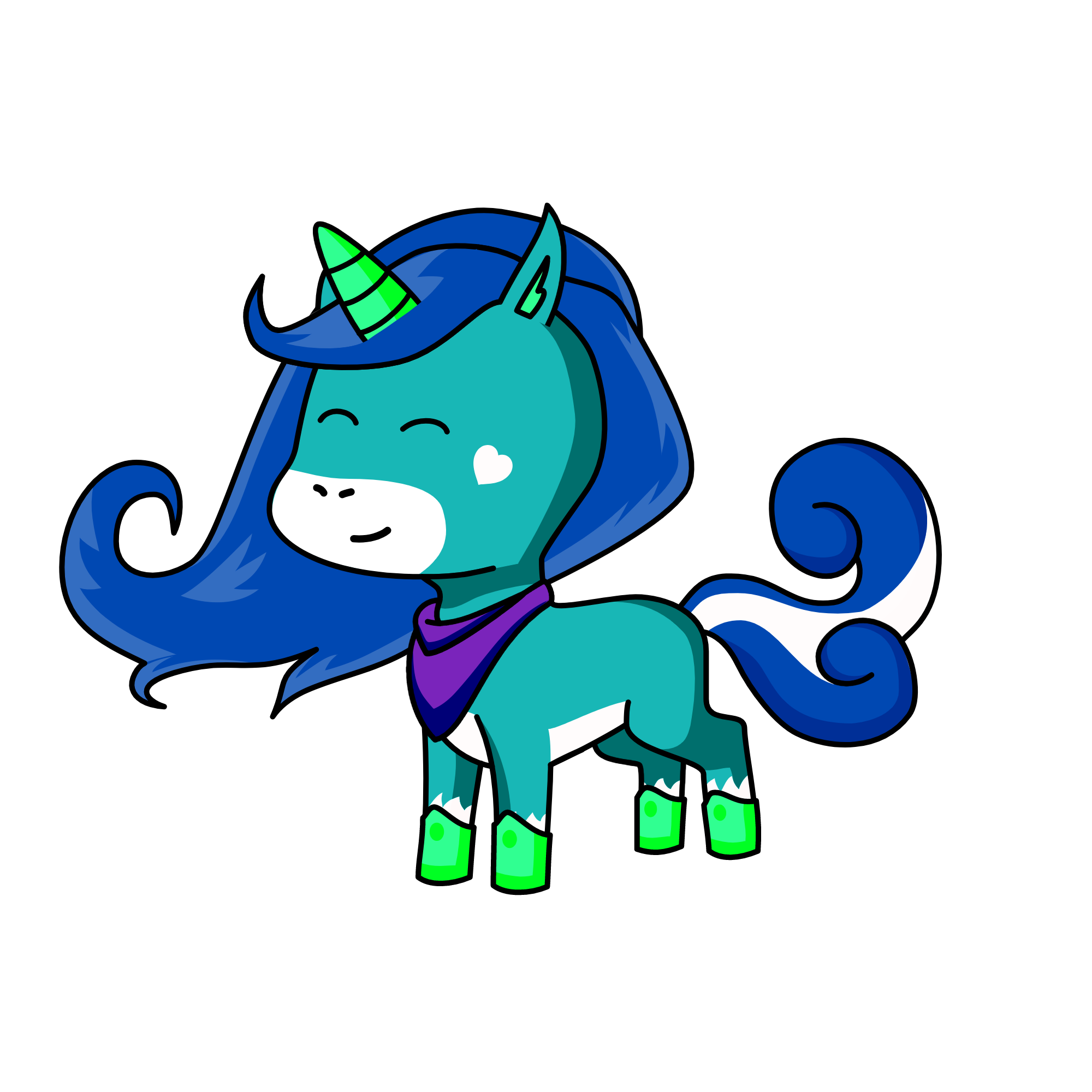 Winter Breeze, the unicorn