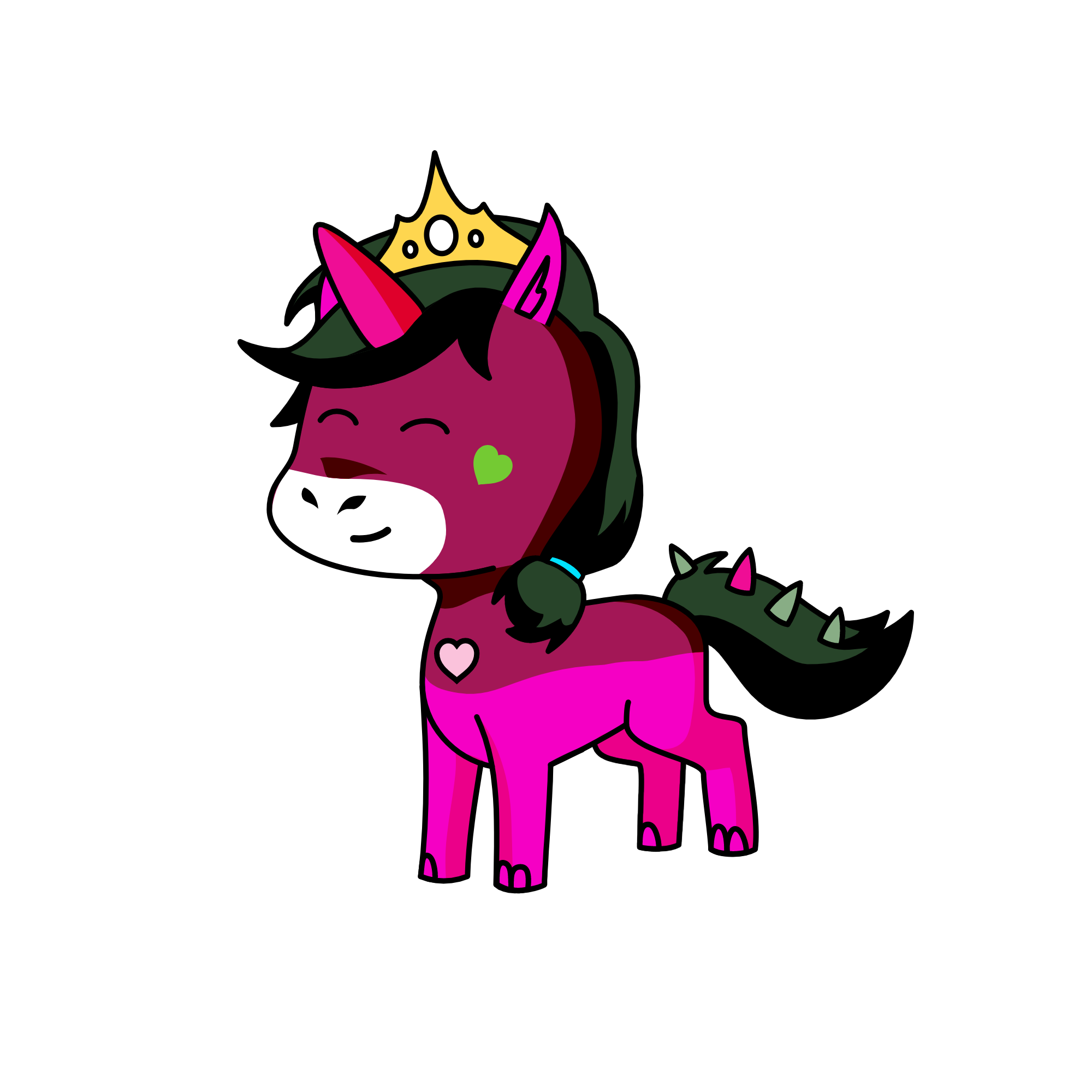 purple, the unicorn