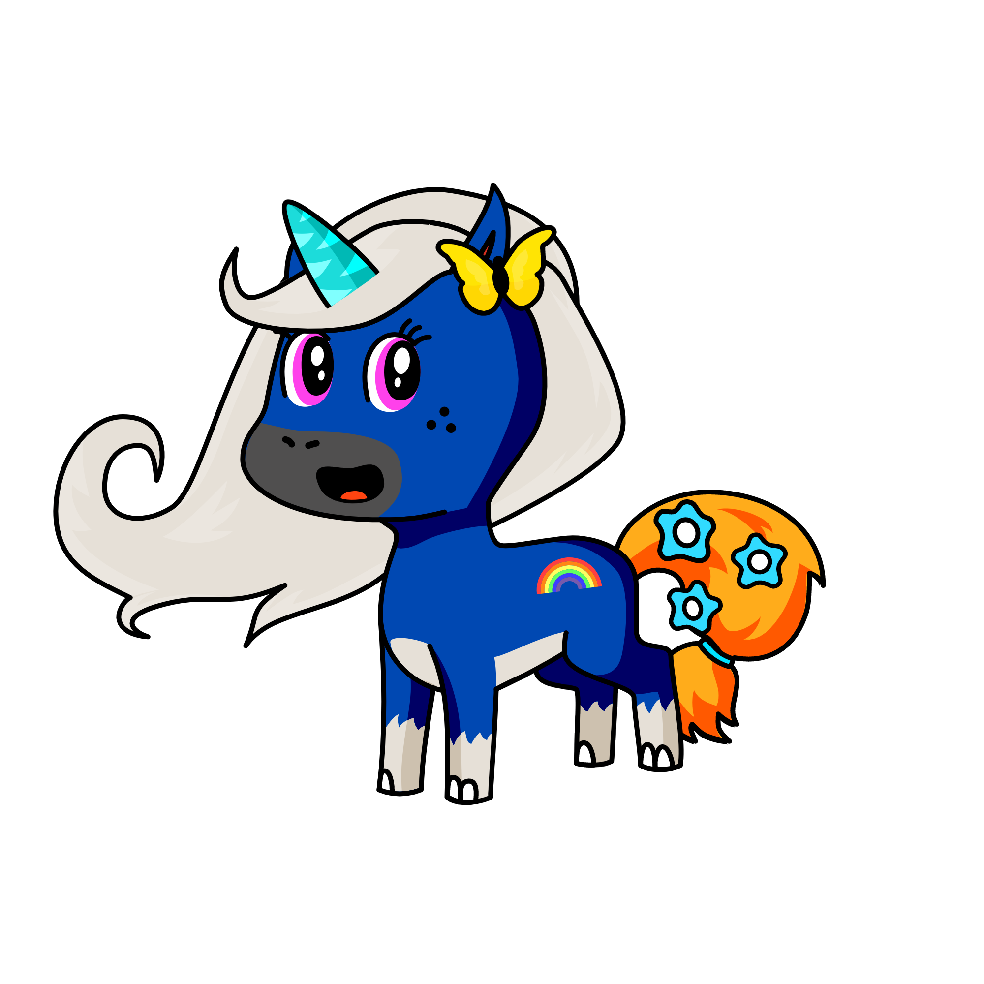 Midnight, the unicorn