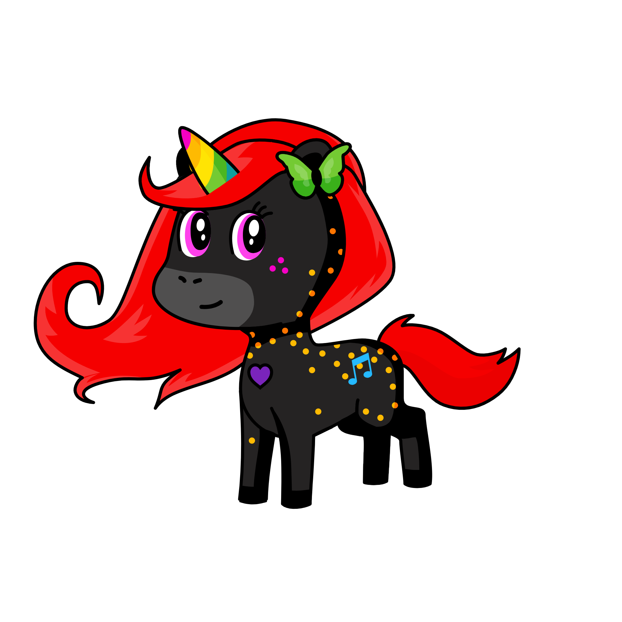 Kandi , the unicorn