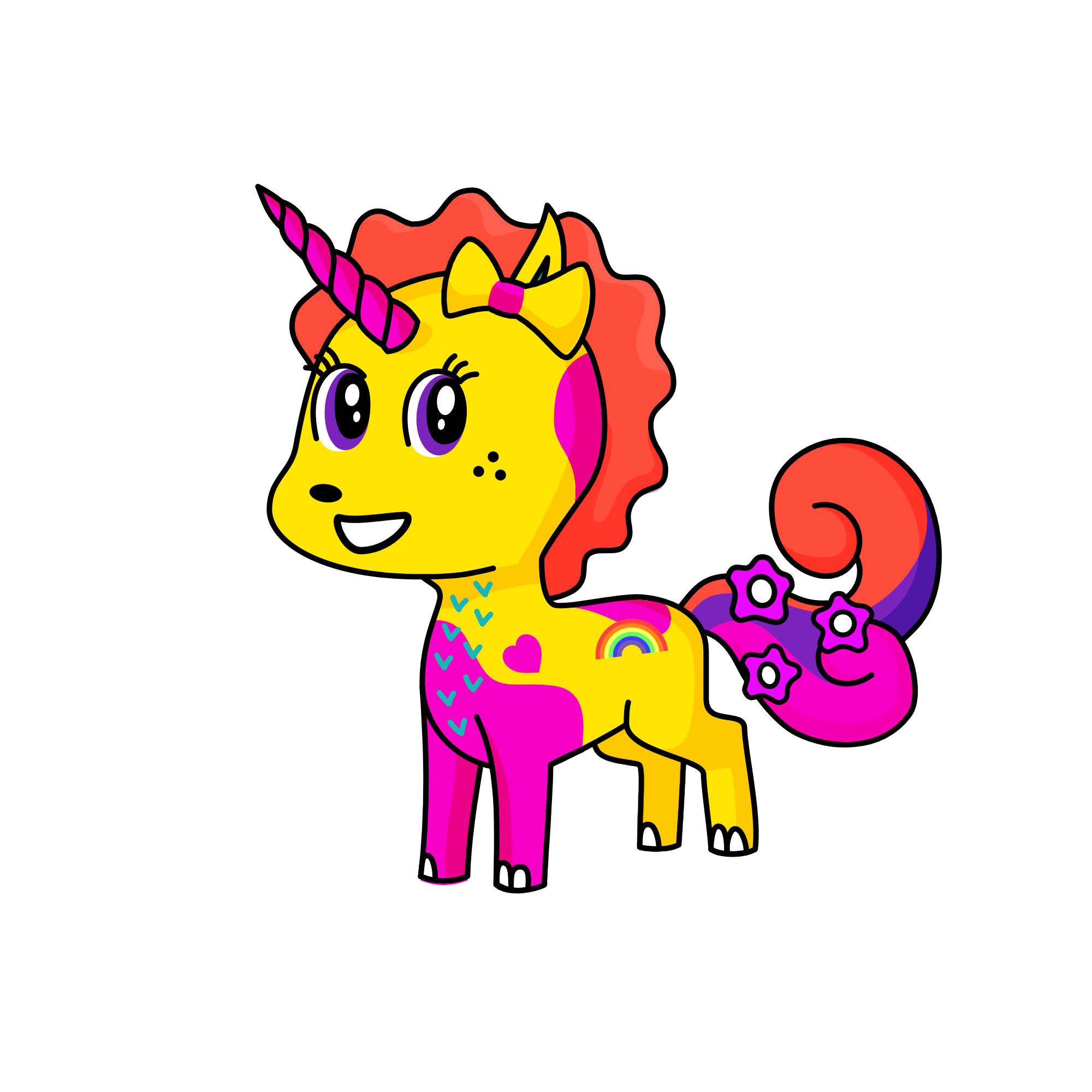 cupcake, the unicorn