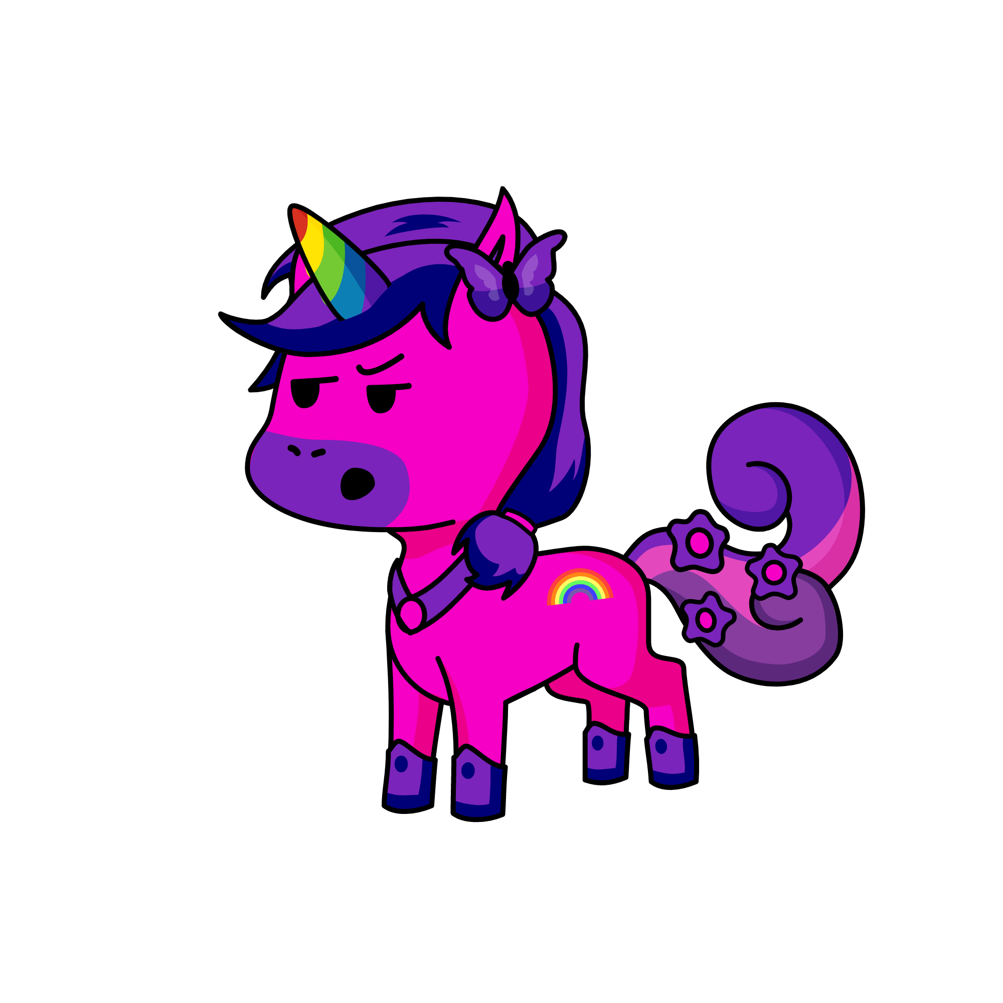 RAINBOW, the unicorn
