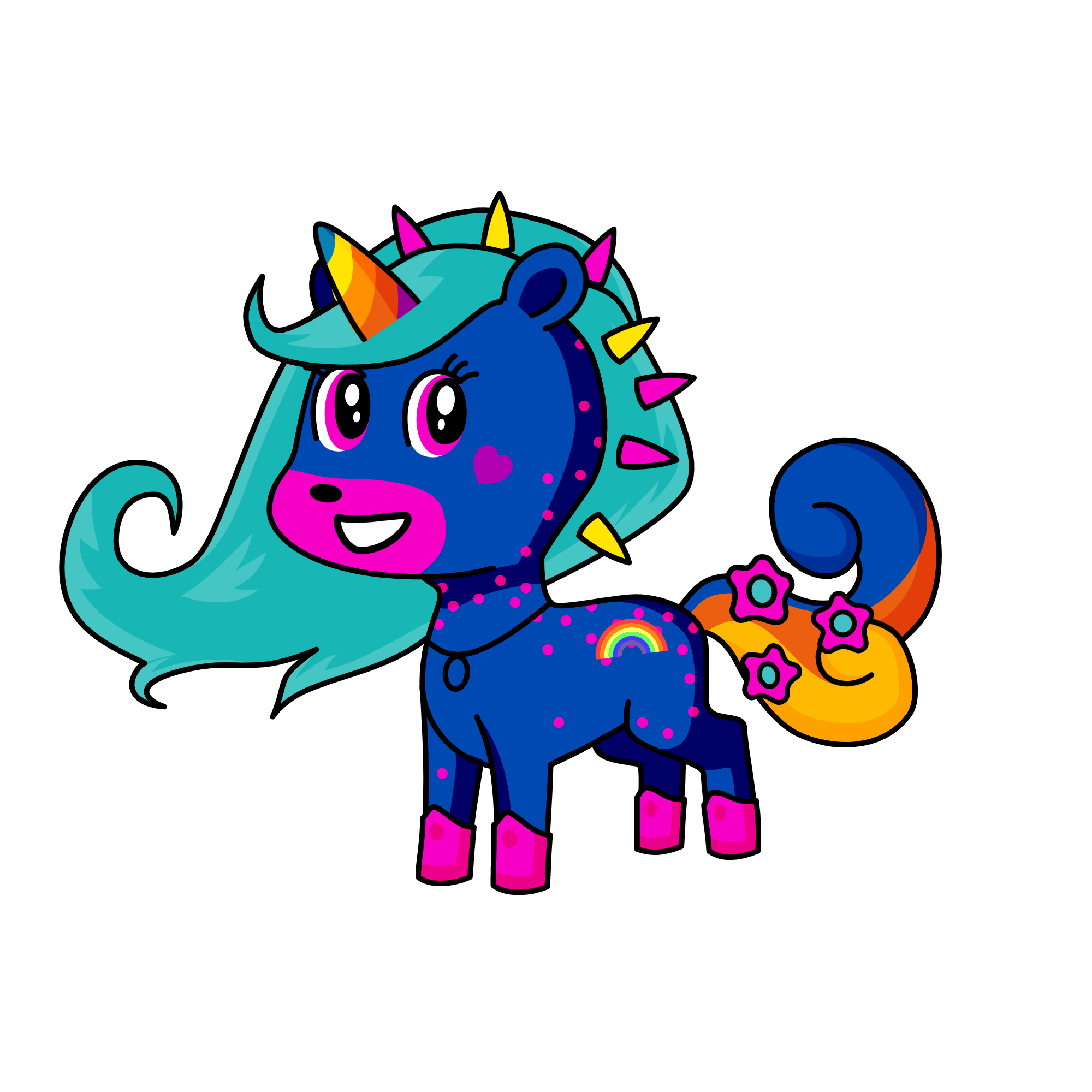 Cuty , the unicorn