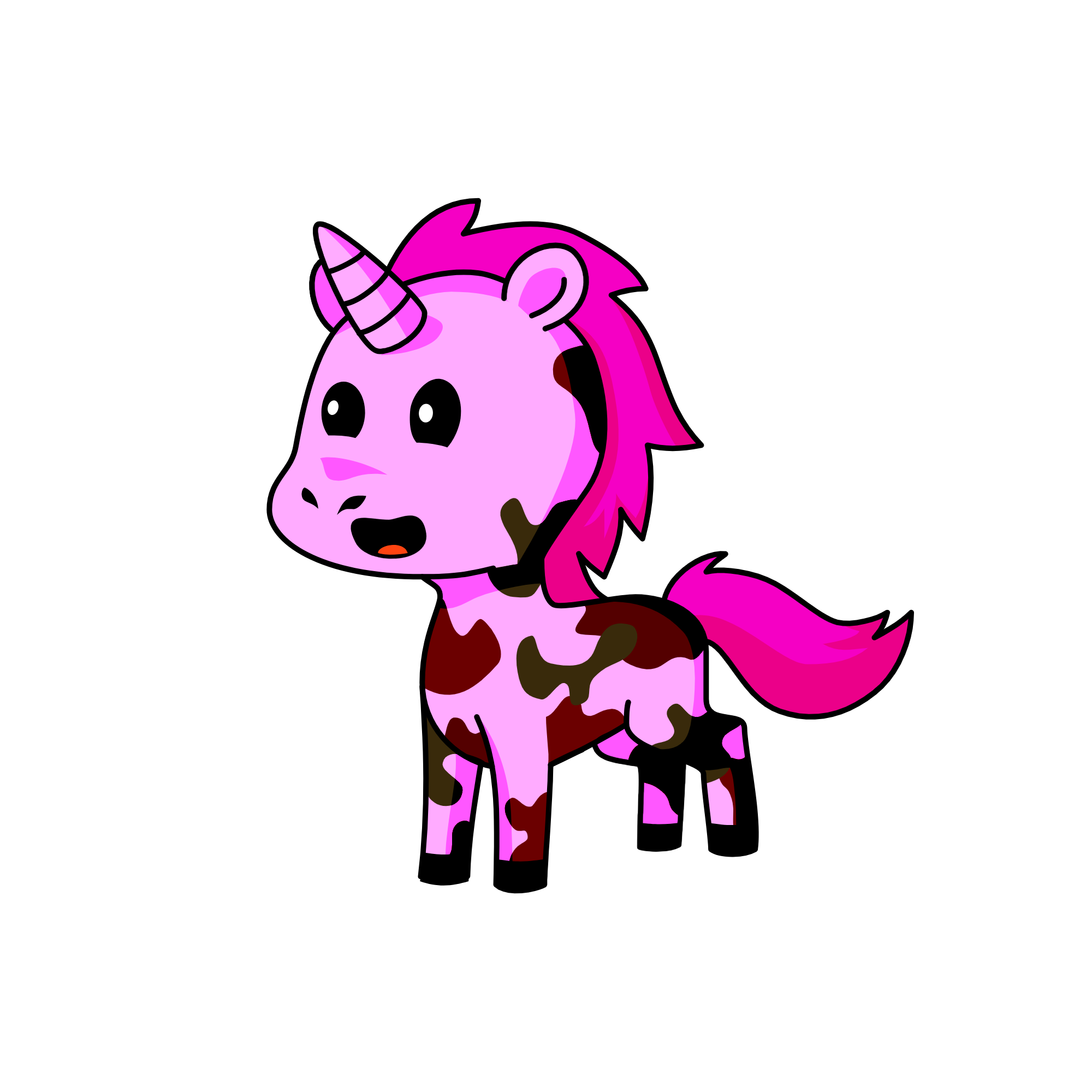 Peppa Pig, the unicorn