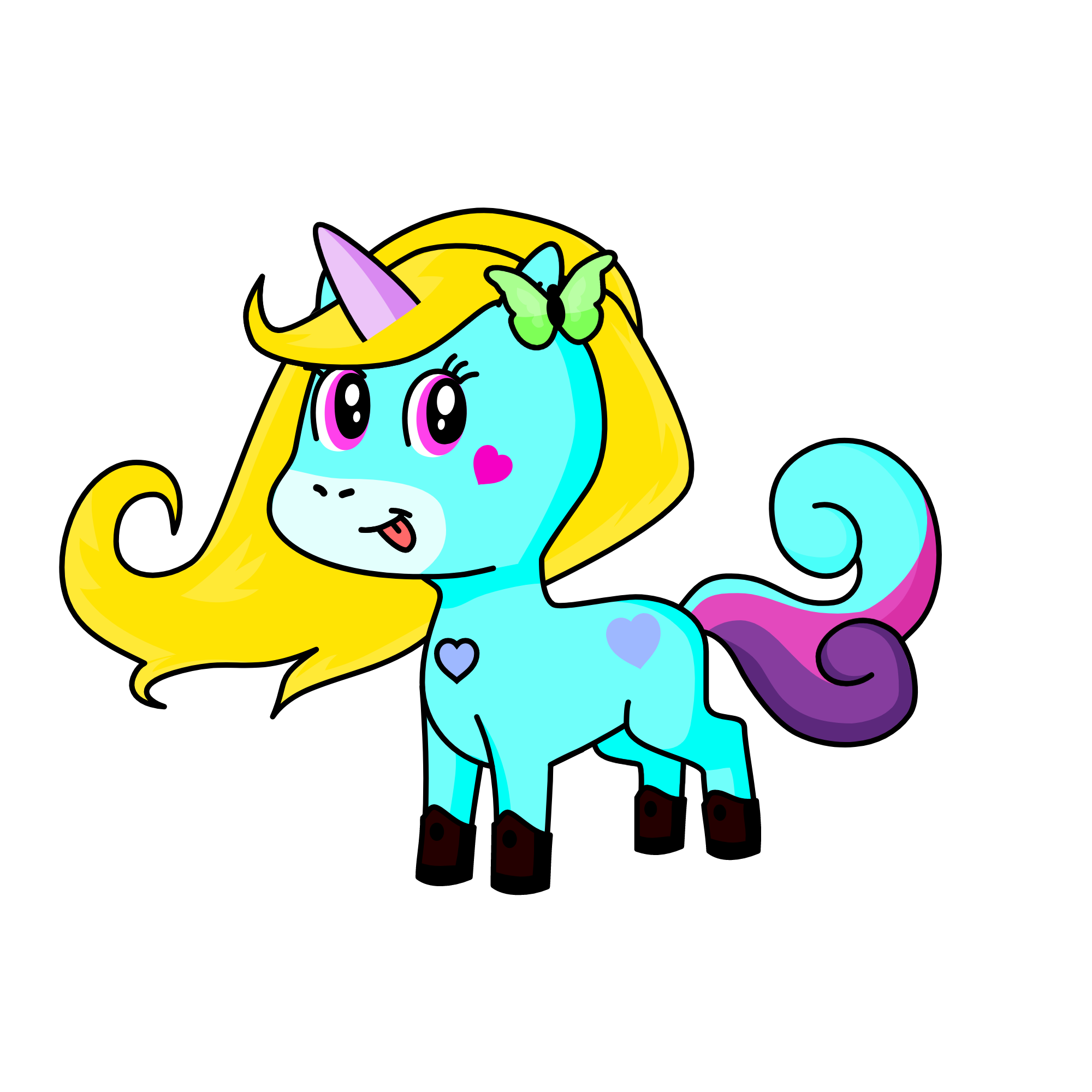 Elsađź’–, the unicorn