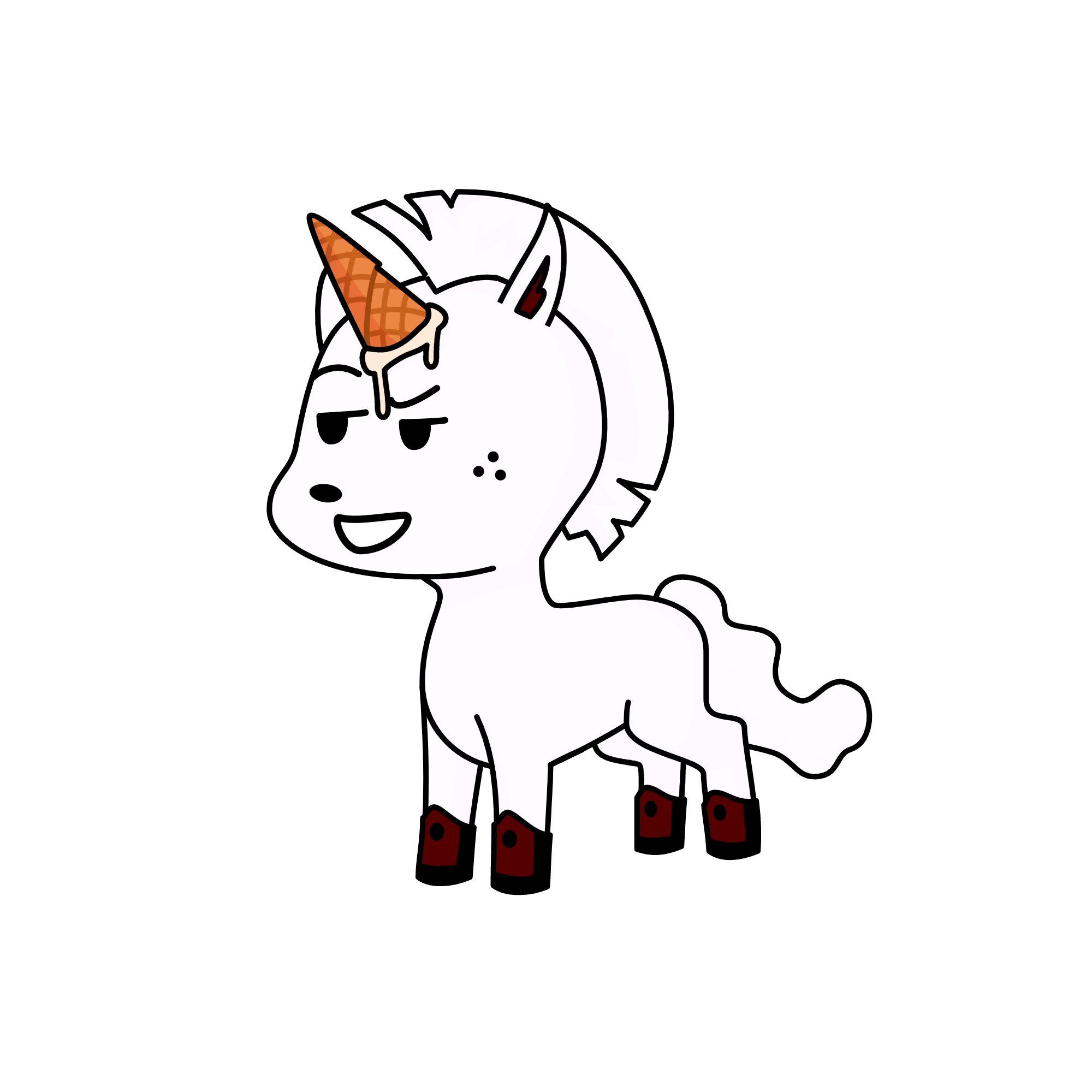 OICE CREEM, the unicorn