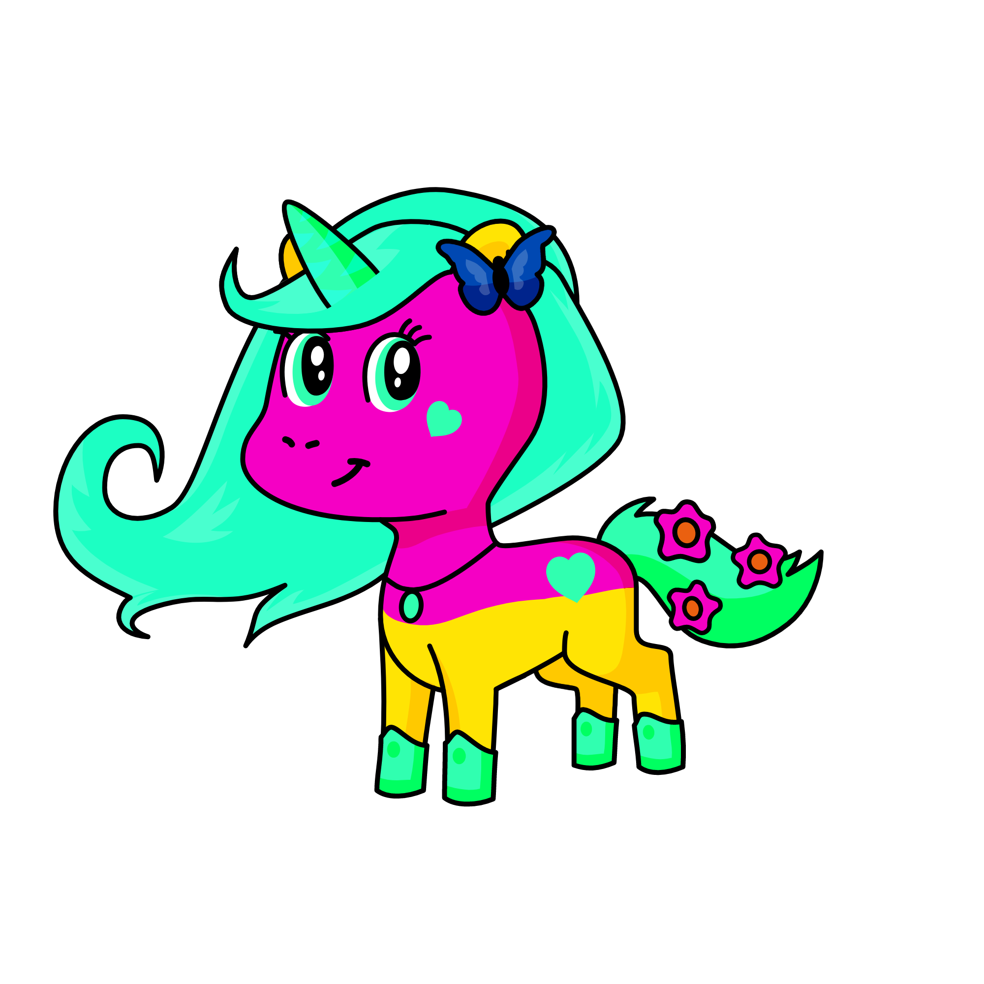 silver, the unicorn