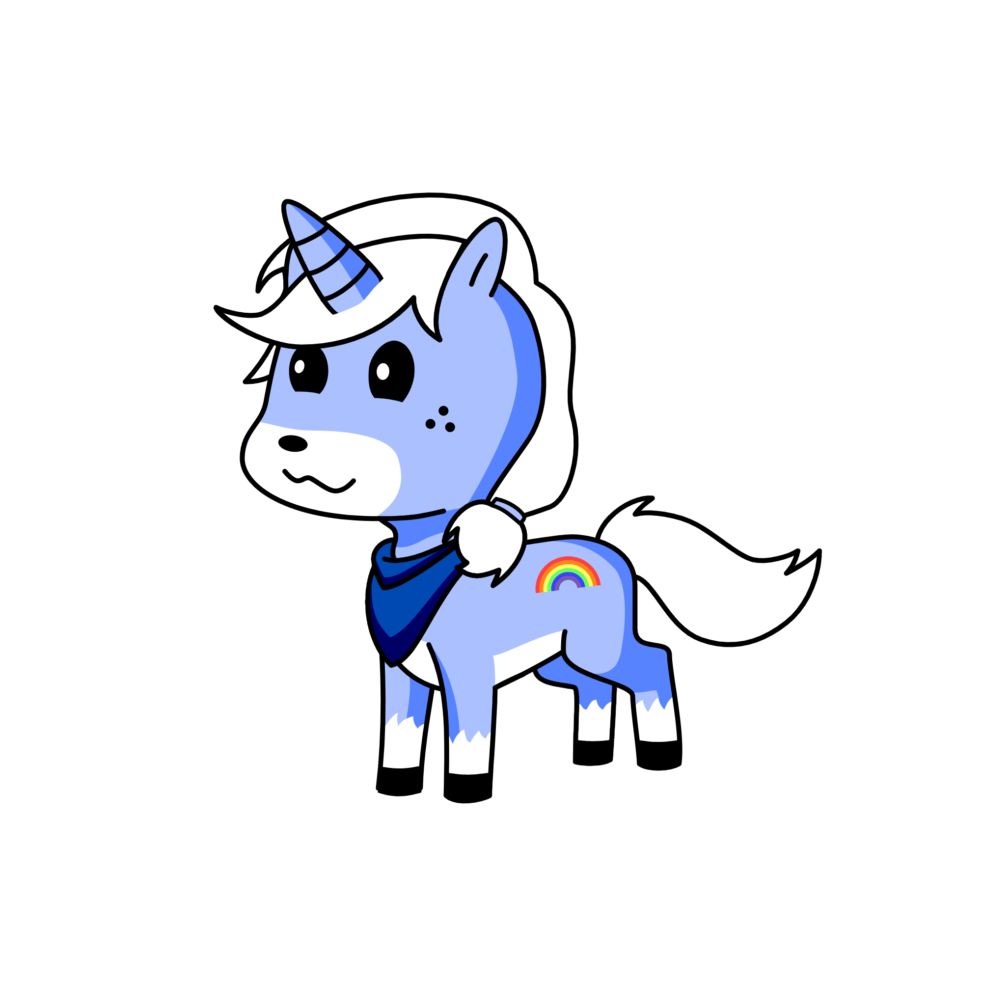 snow, the unicorn