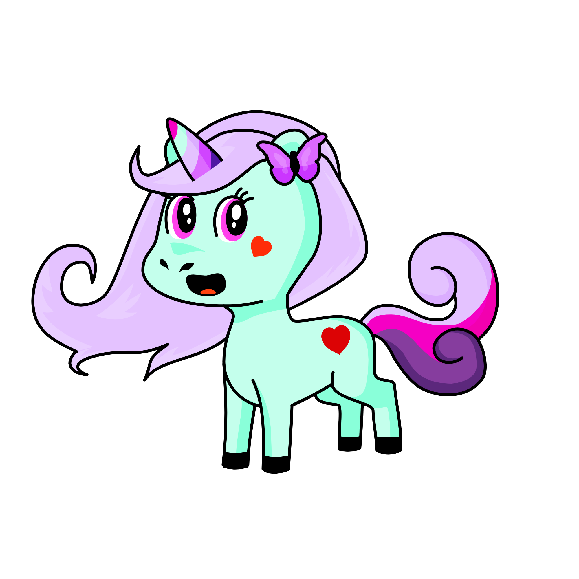 Elisabeth, the unicorn