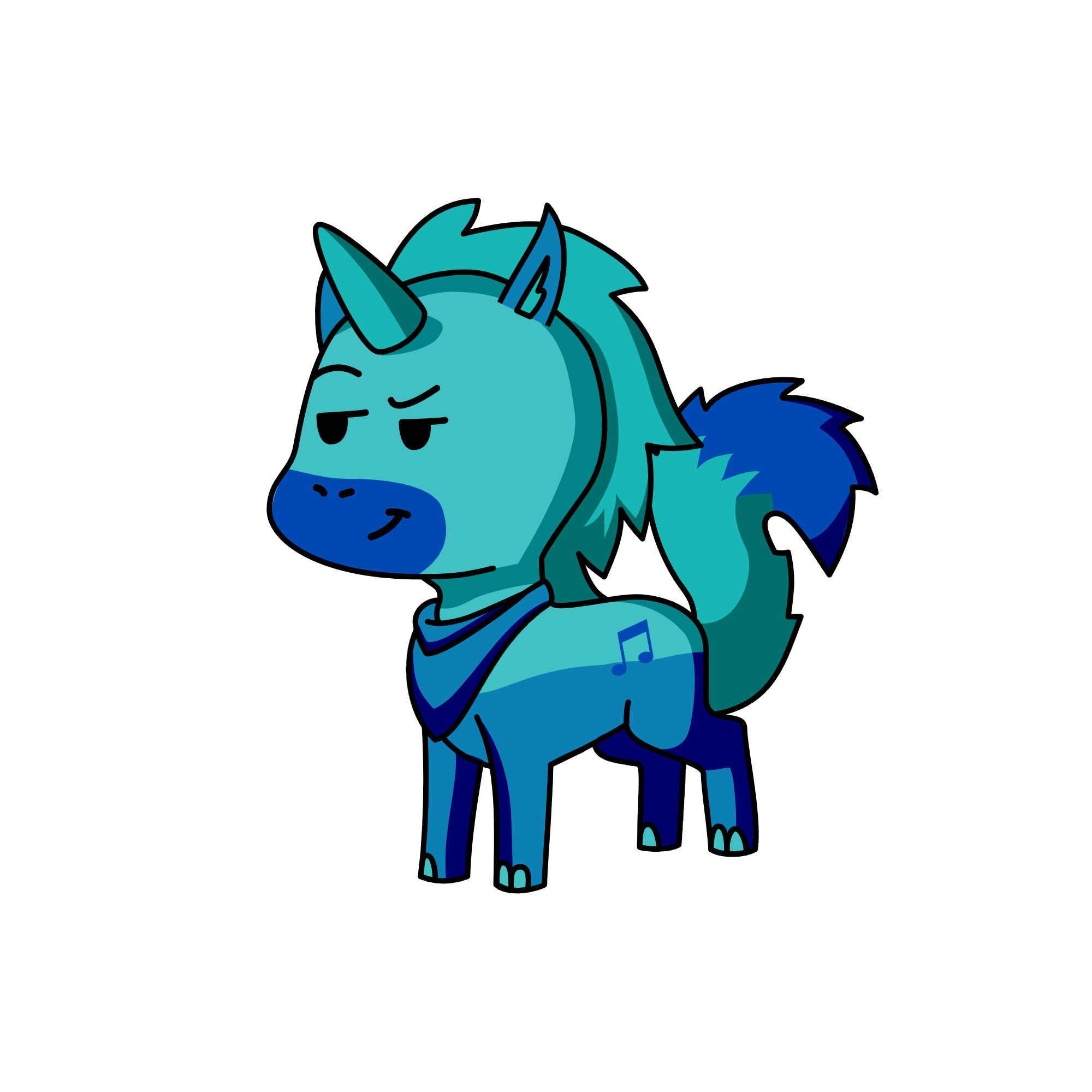 bandgel, the unicorn