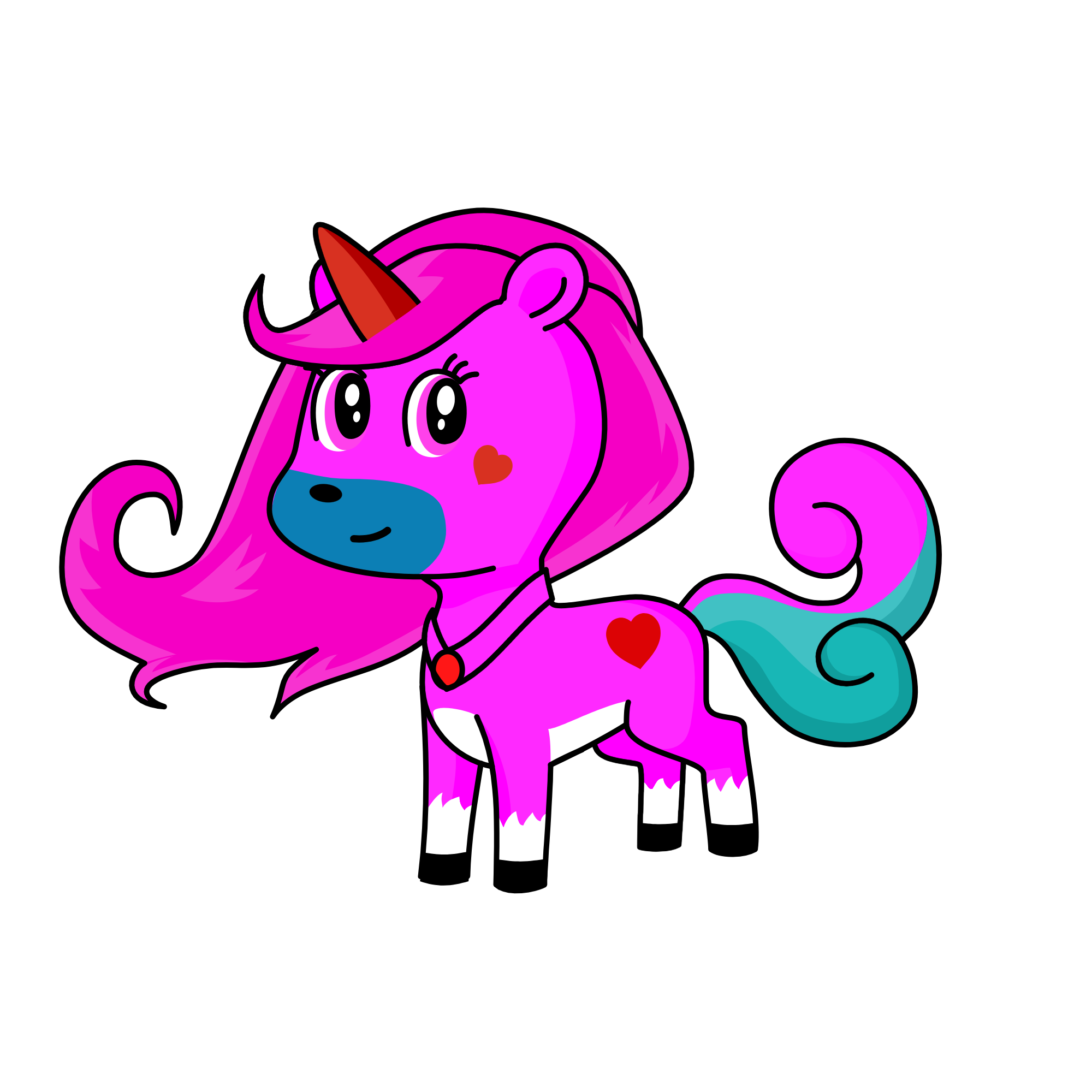 Ashley, the unicorn