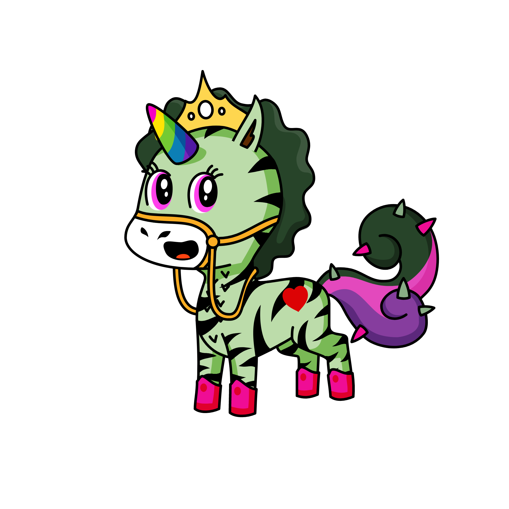 Giannas unicorn name: Hen, the unicorn