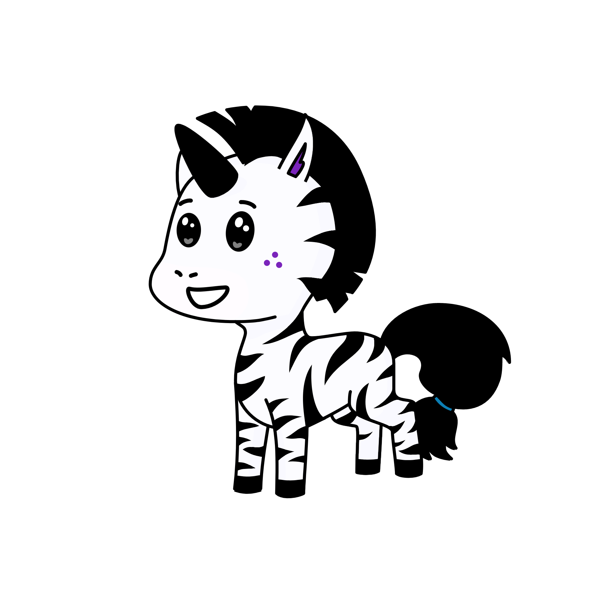 Zebra, the unicorn