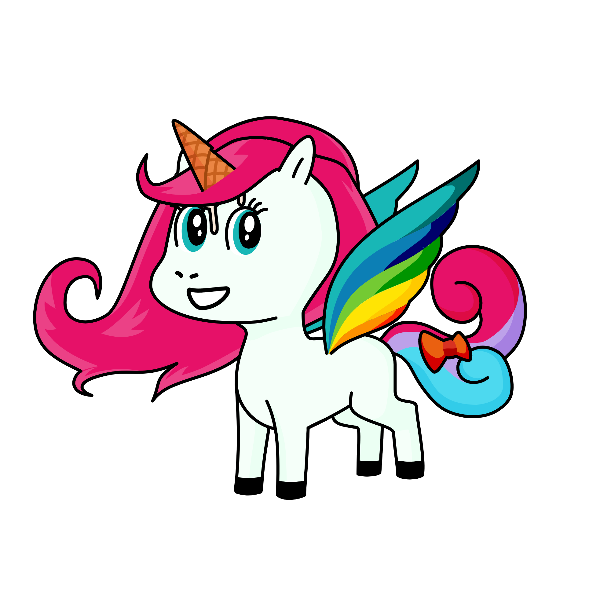 sweetie corn, the unicorn