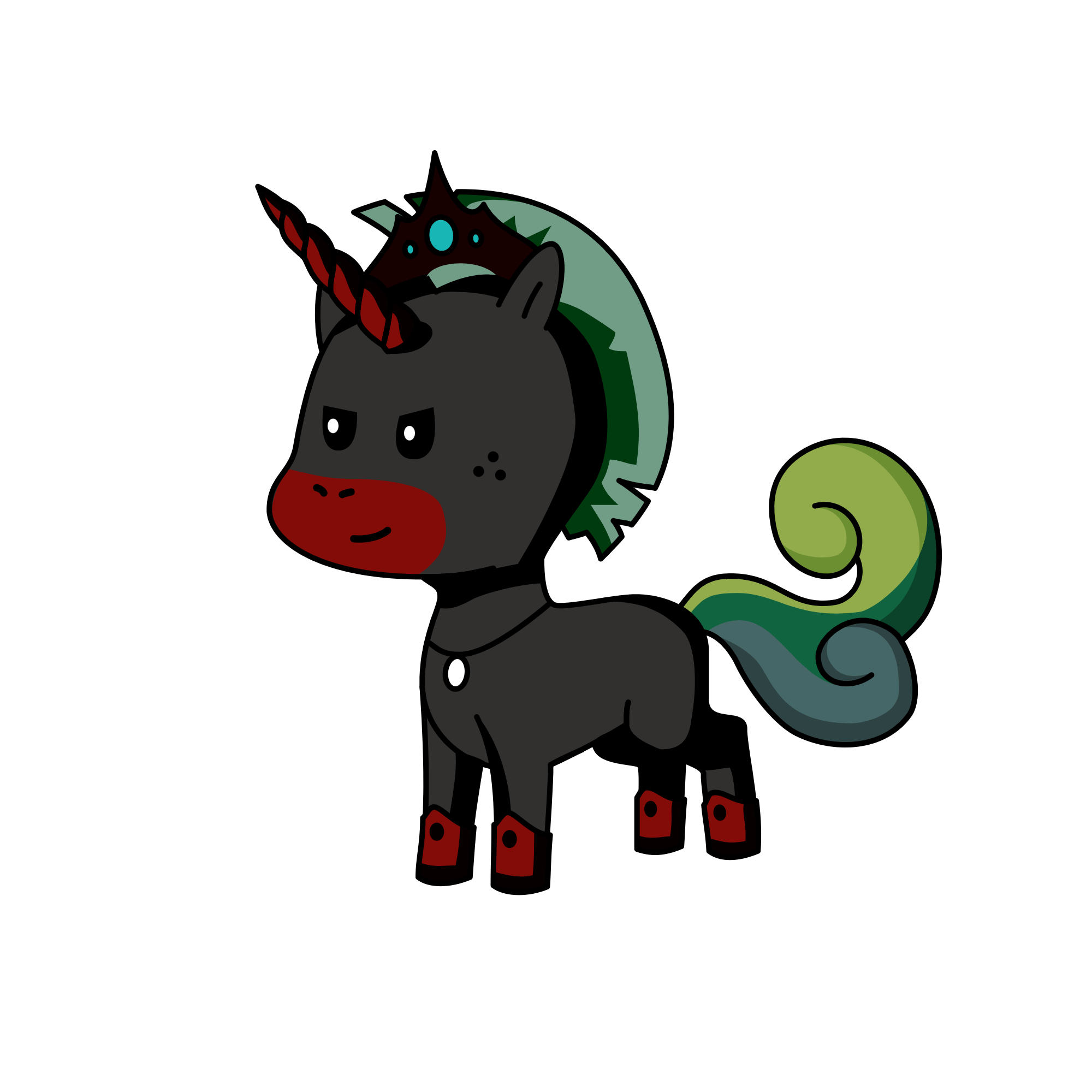 Death, the unicorn
