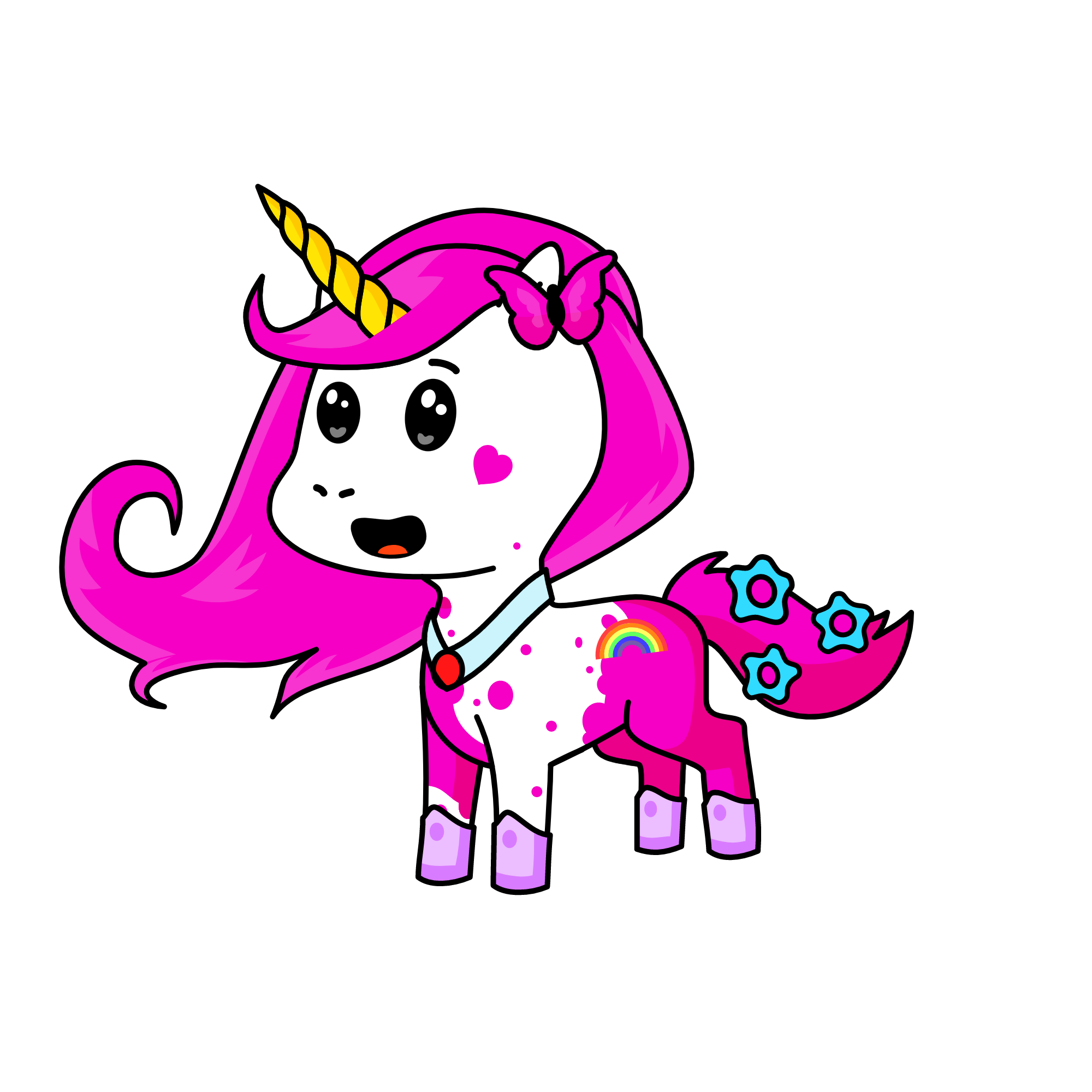rainbow, the unicorn