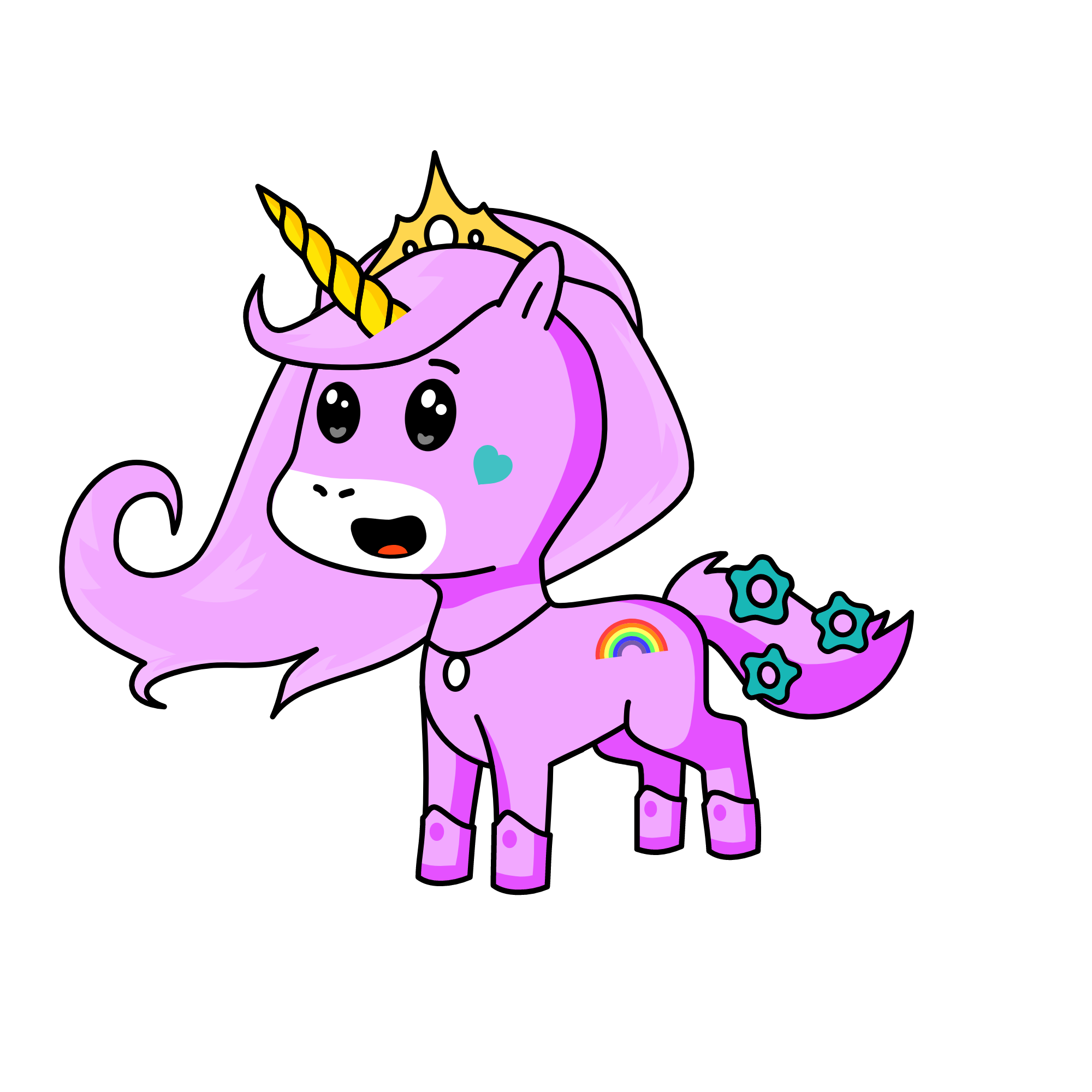 rainbow, the unicorn