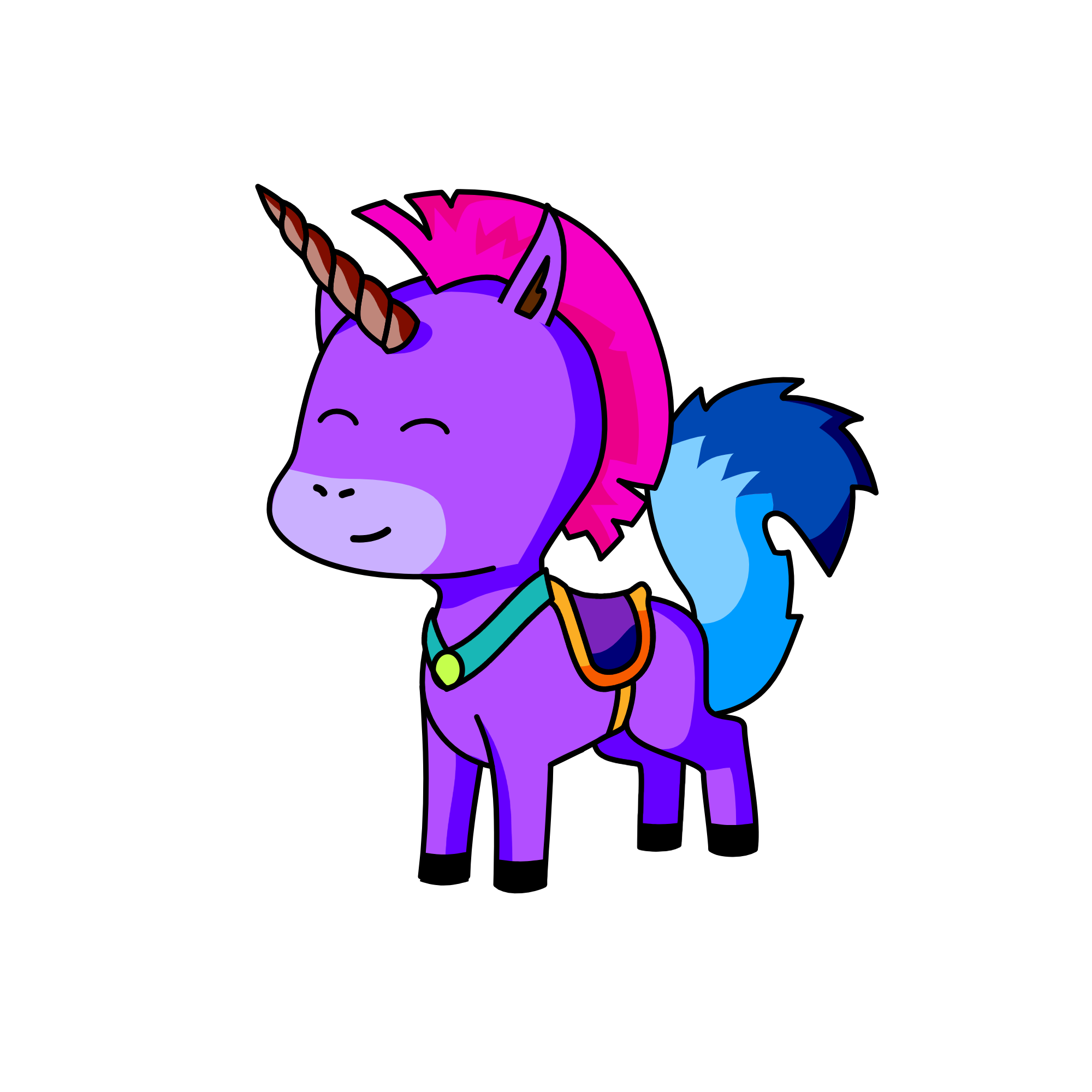 Moonjig, the unicorn