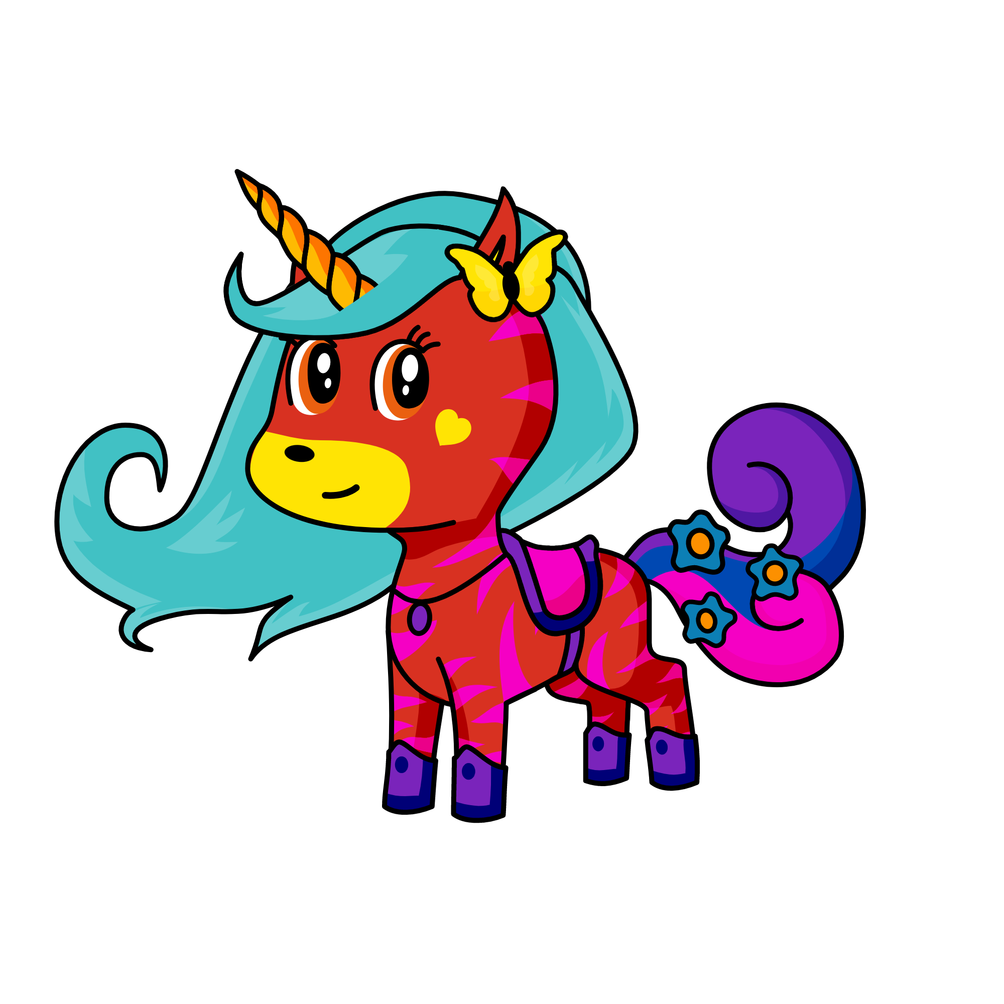 Rose, the unicorn