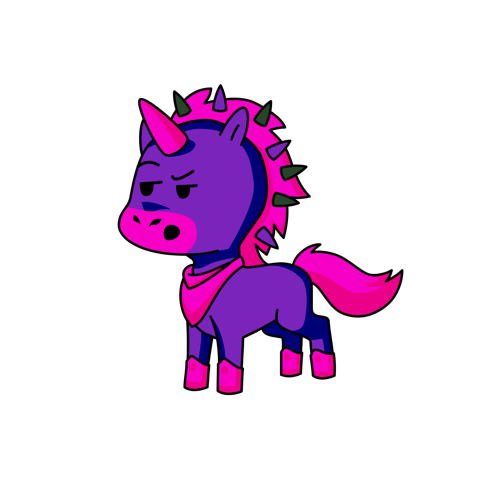 spike queen, the unicorn