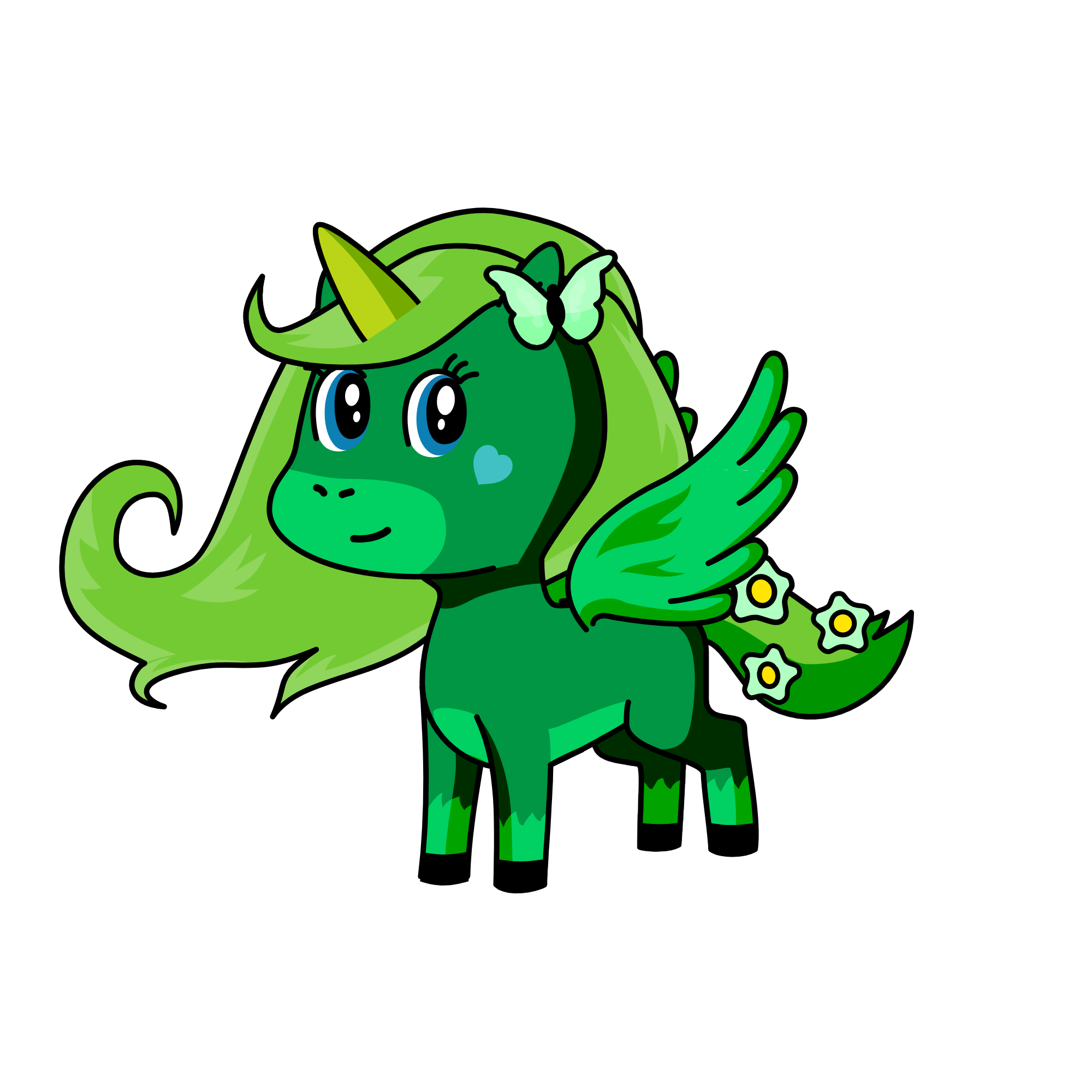 Flora, the unicorn