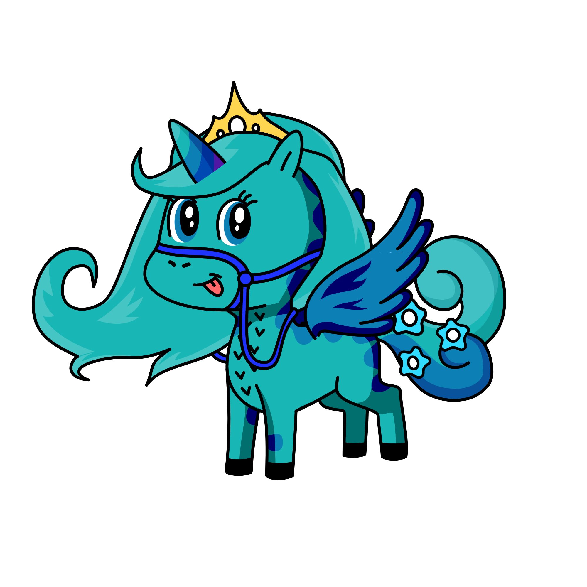 snowy, the unicorn