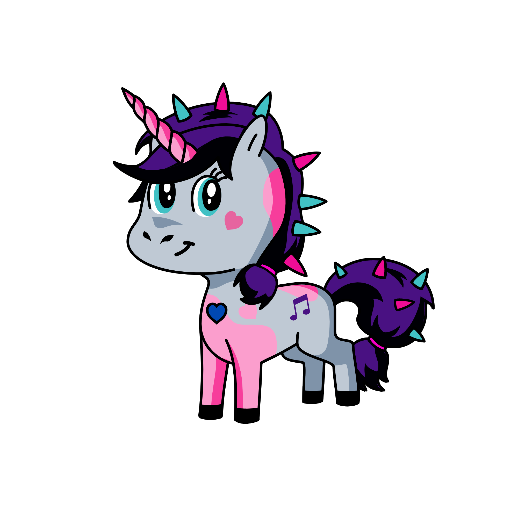 Spike Mighty, the unicorn