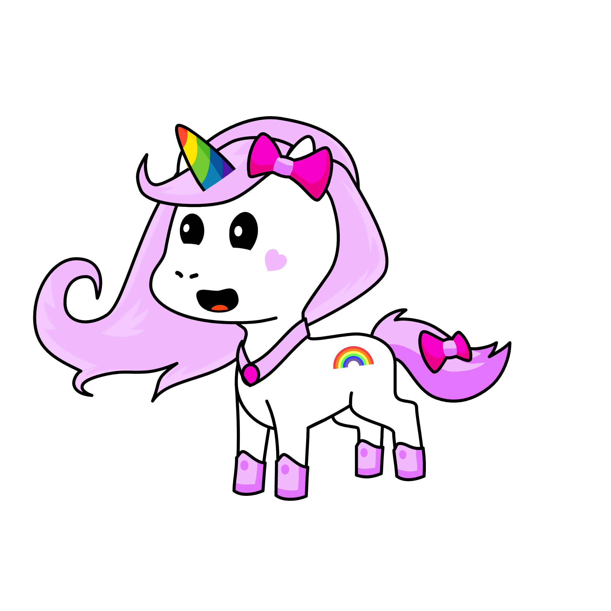 rainbow, the unicorn