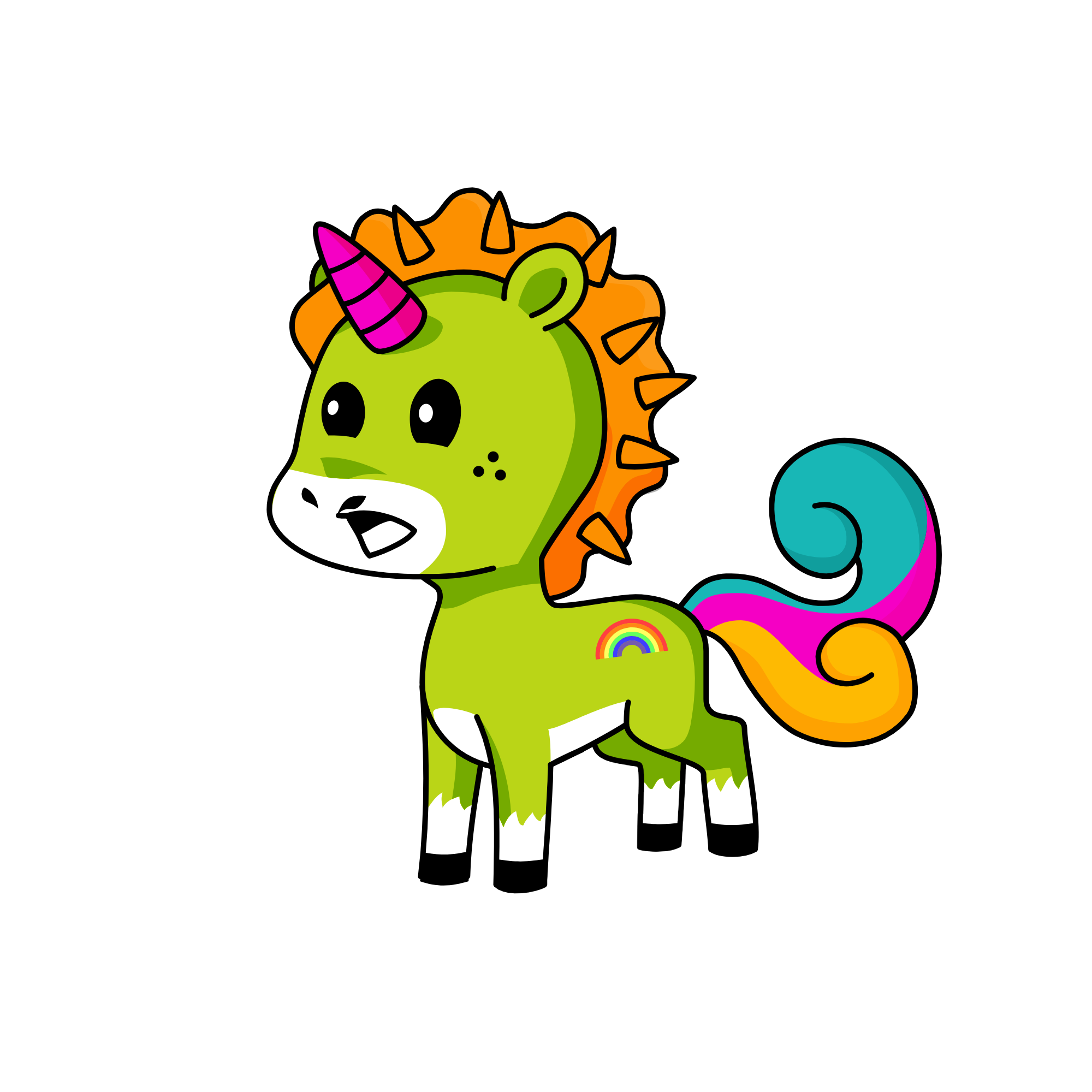 Spikes, the unicorn