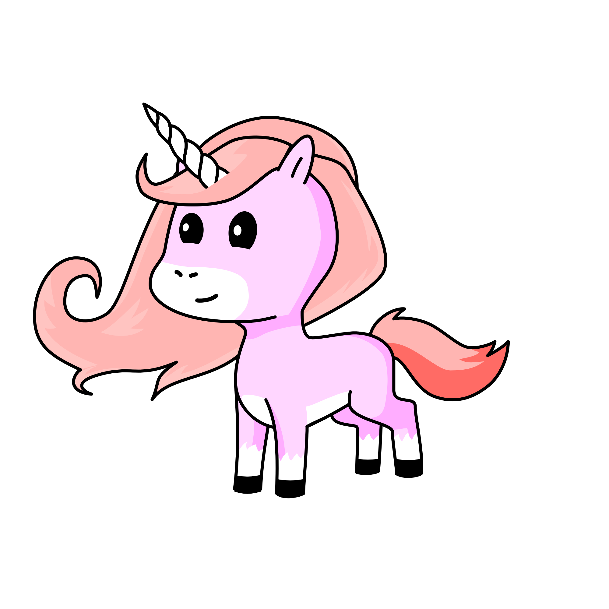 Rainbow , the unicorn