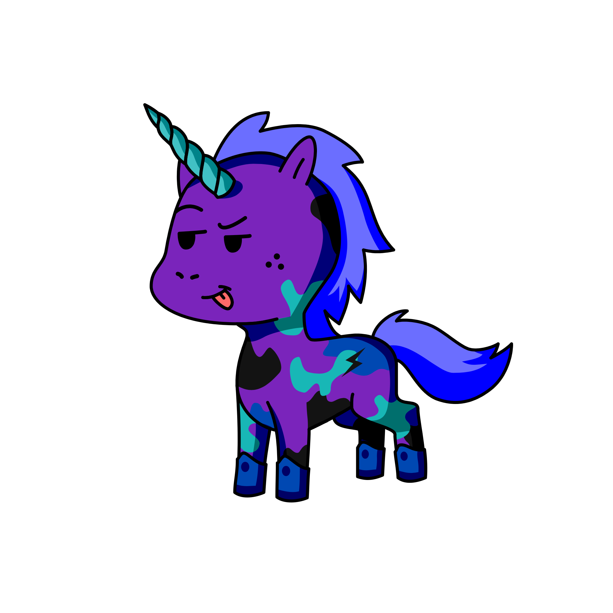 Shadow, the unicorn