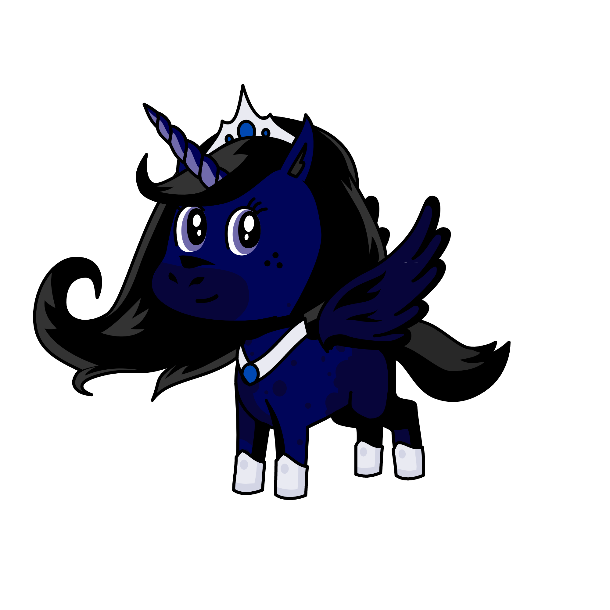 Duskwing, the unicorn
