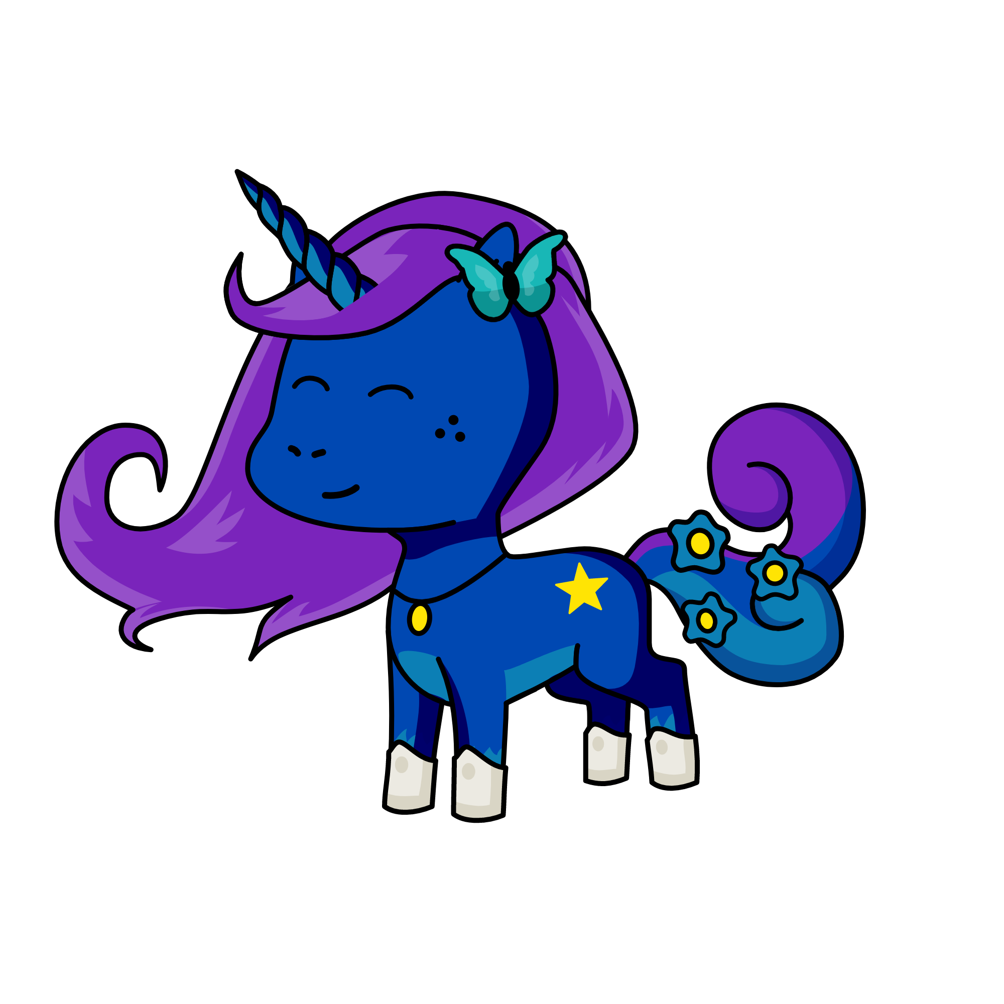 Midnight, the unicorn