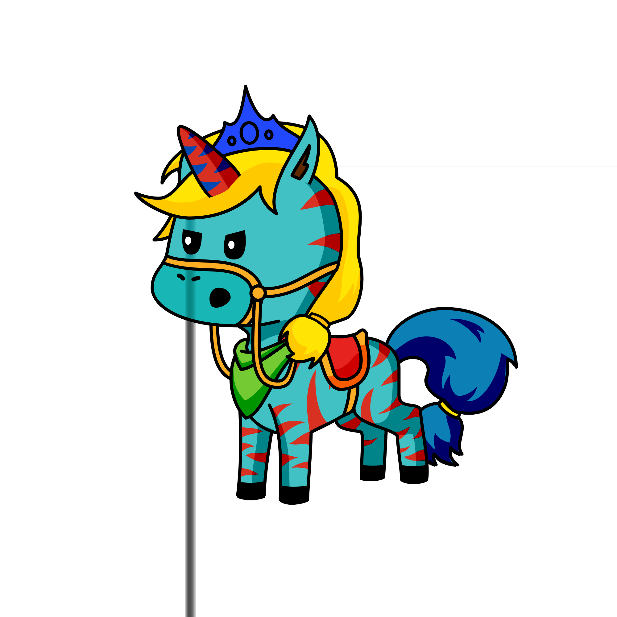 Jimmy Crack Corn, the unicorn