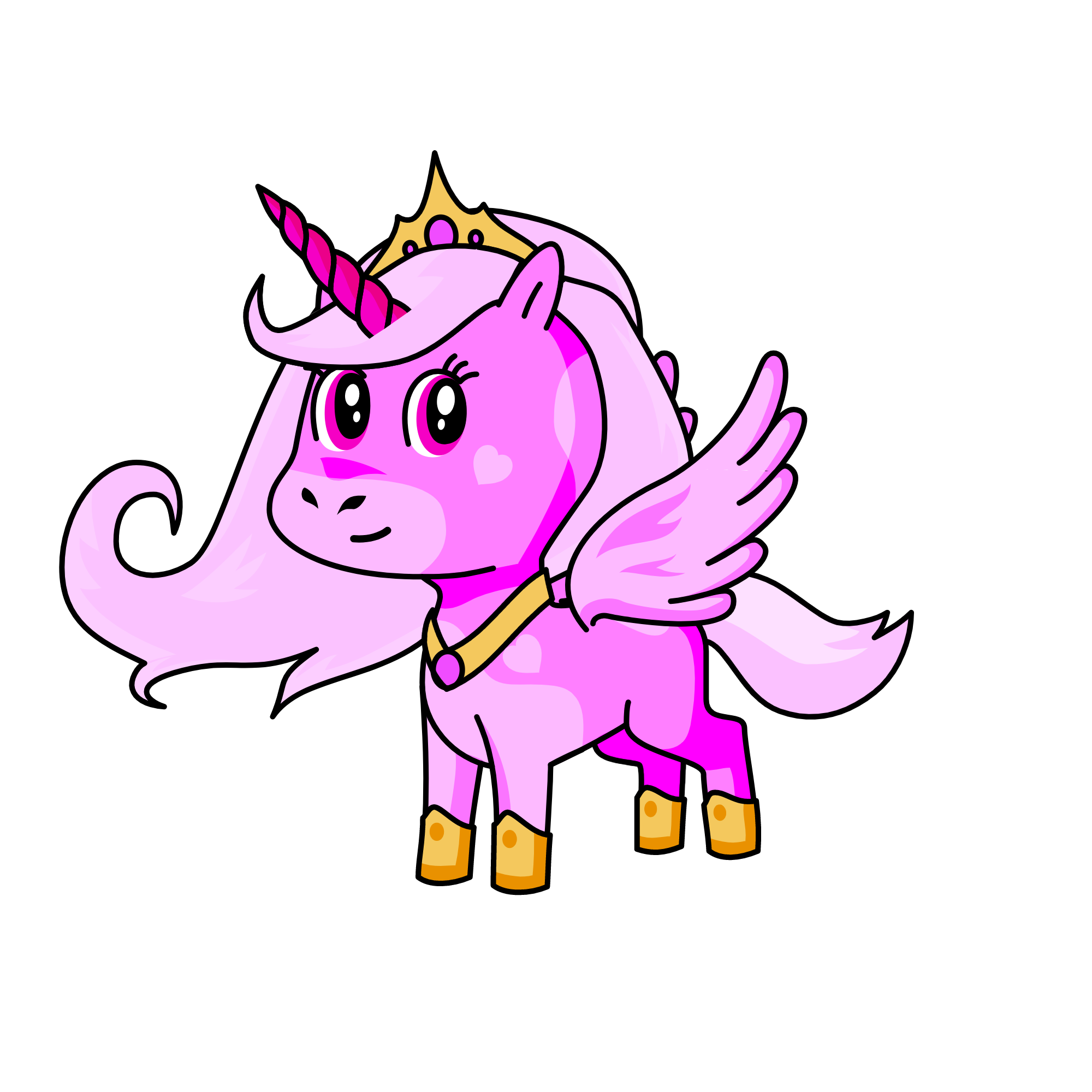 Princess Alyssa, the unicorn