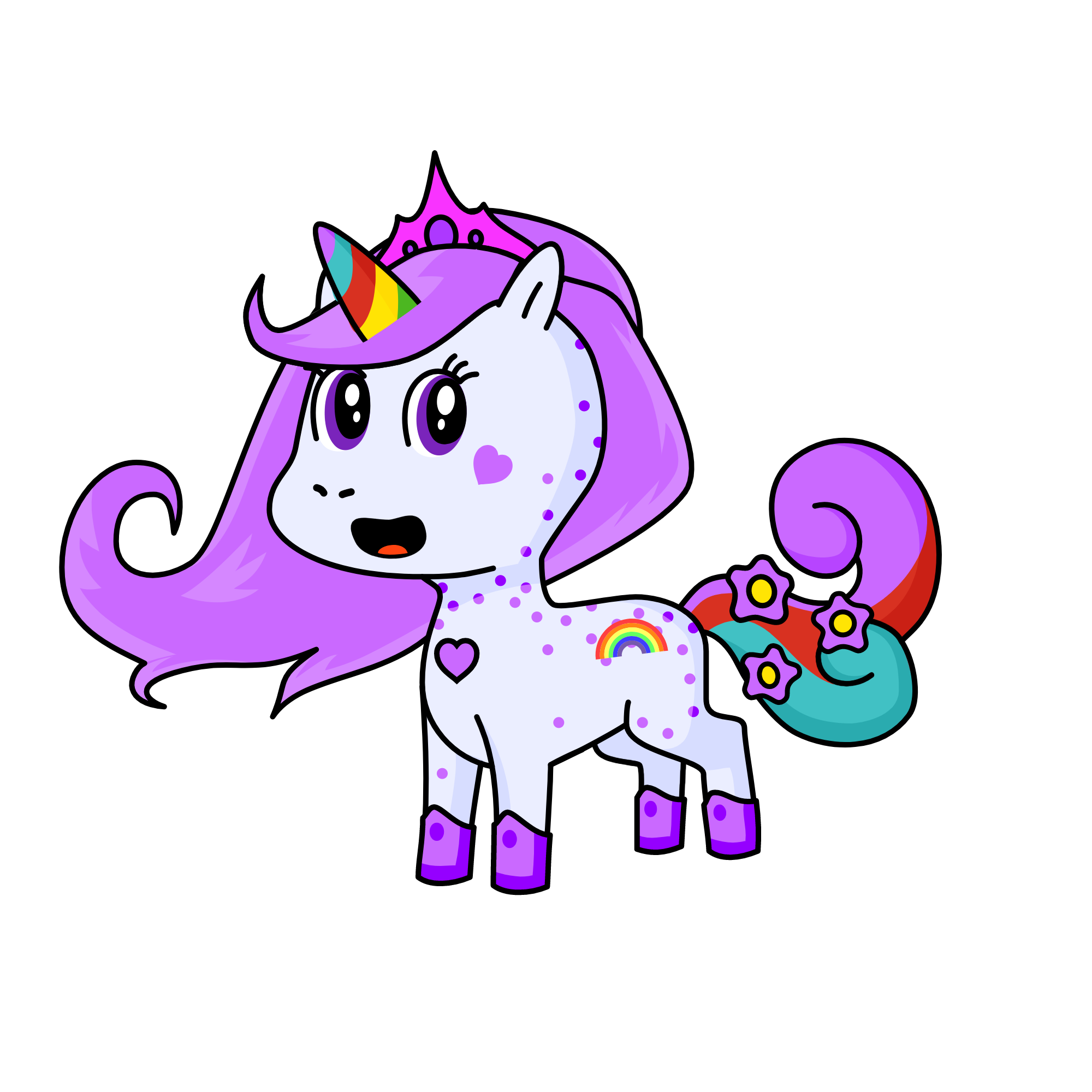 princesa angela, the unicorn