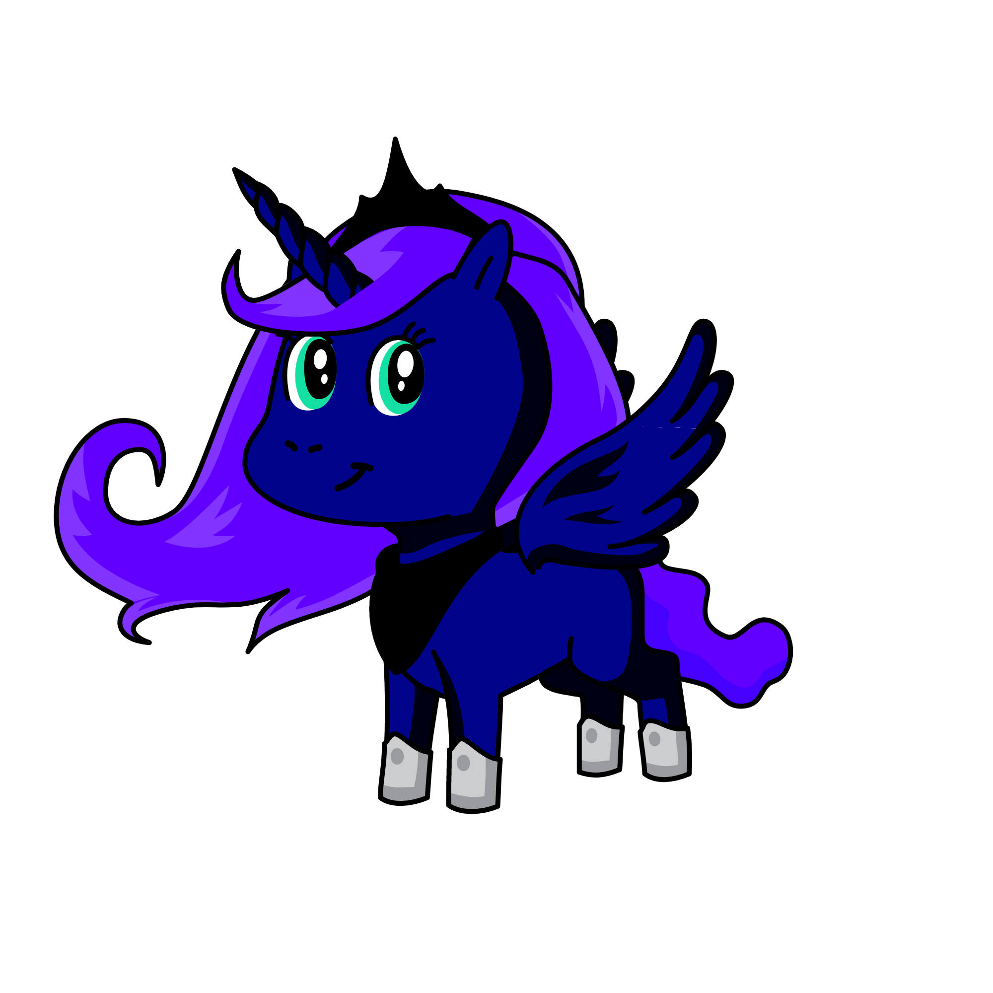 Princess luna, the unicorn