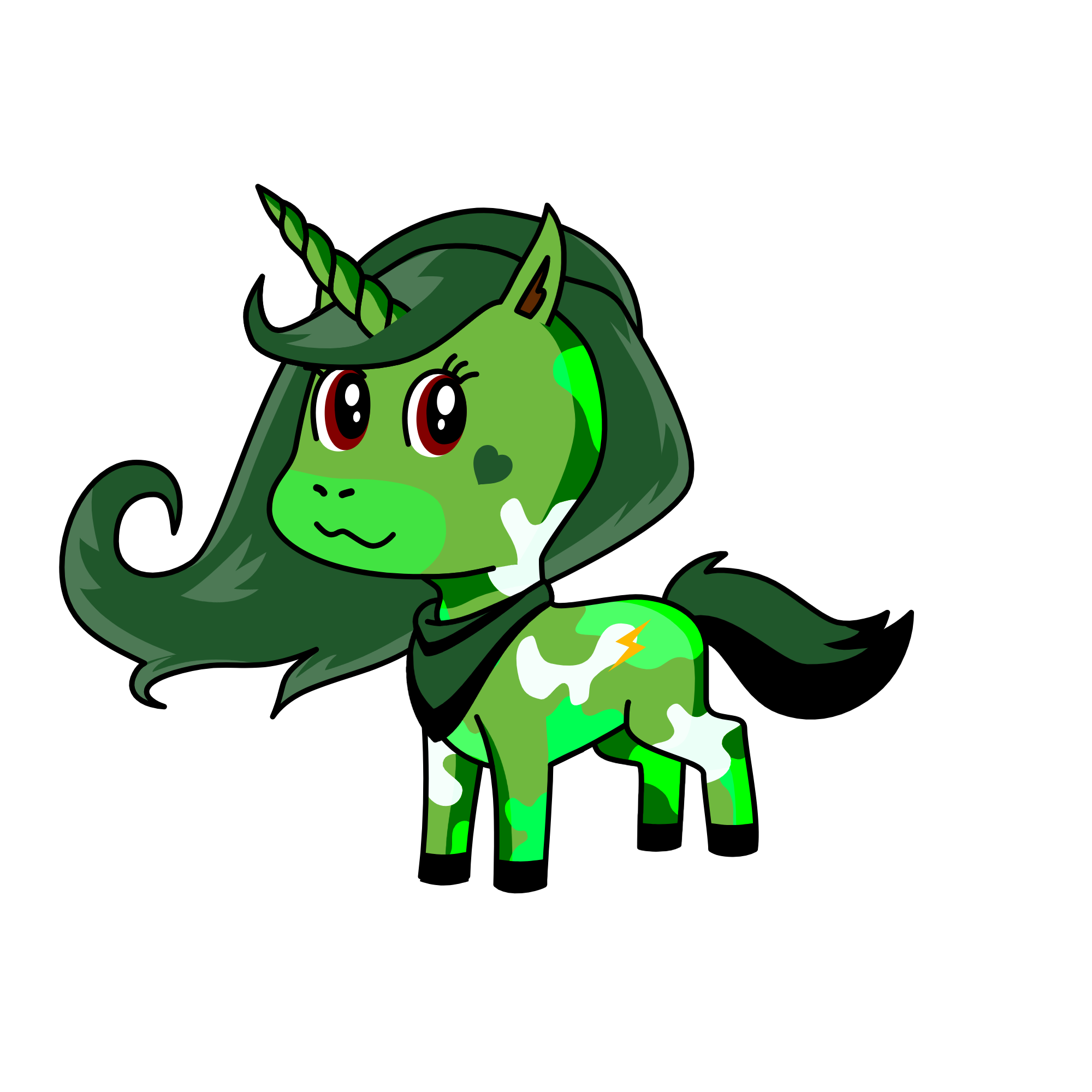camo, the unicorn